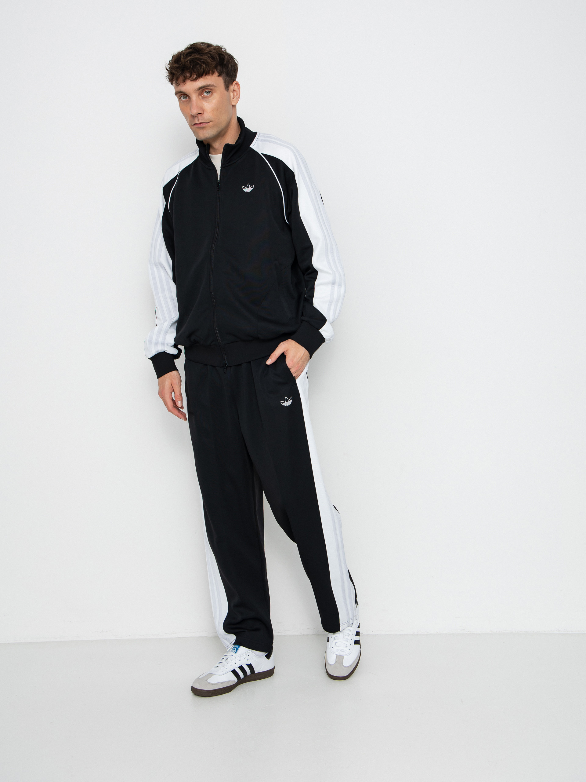 adidas Tyshawn T Jacke (black/white/dshgry)