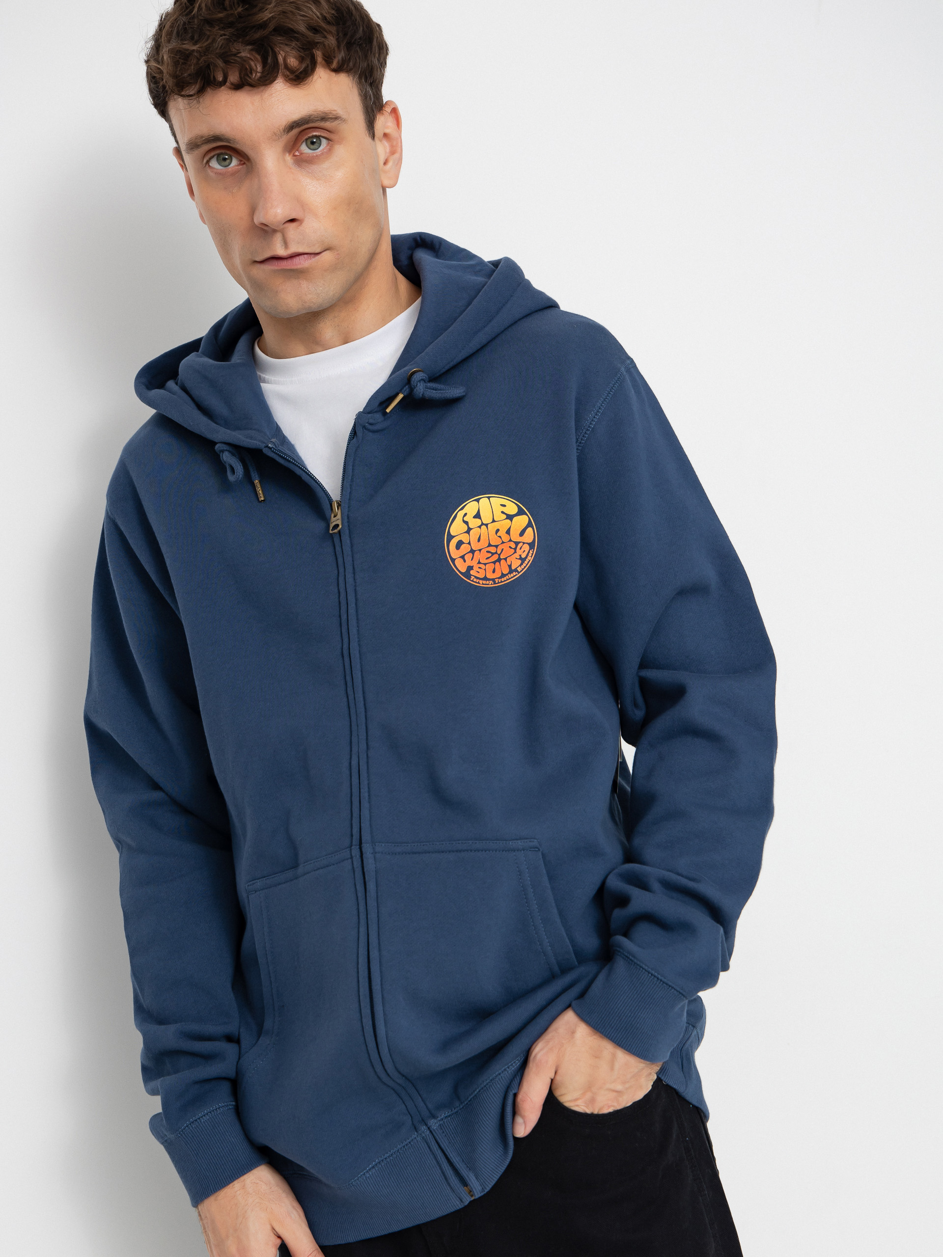 Rip Curl Wettie Passage Icon ZHD Hoodie (light navy)