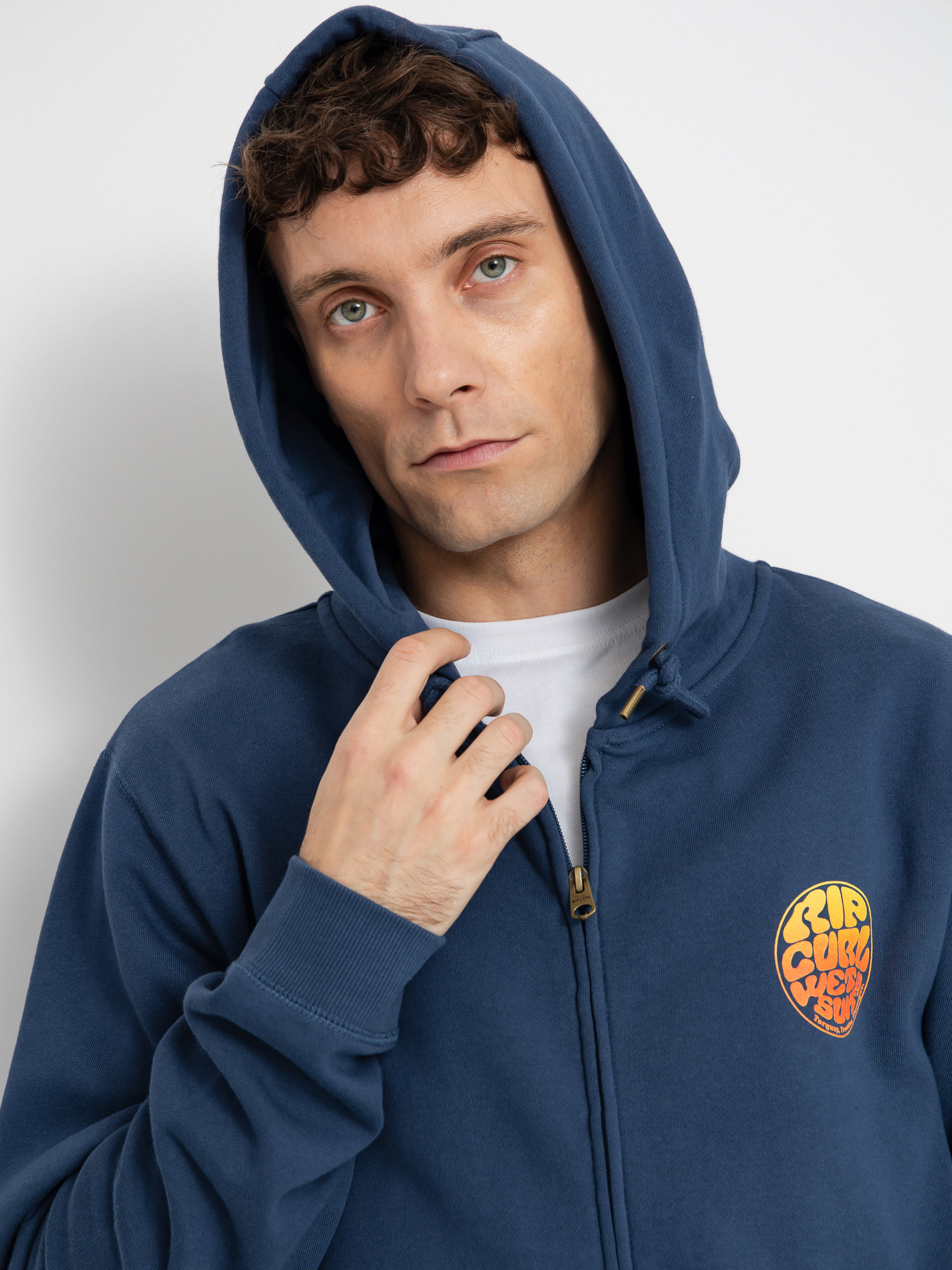 Rip Curl Wettie Passage Icon ZHD Hoodie (light navy)