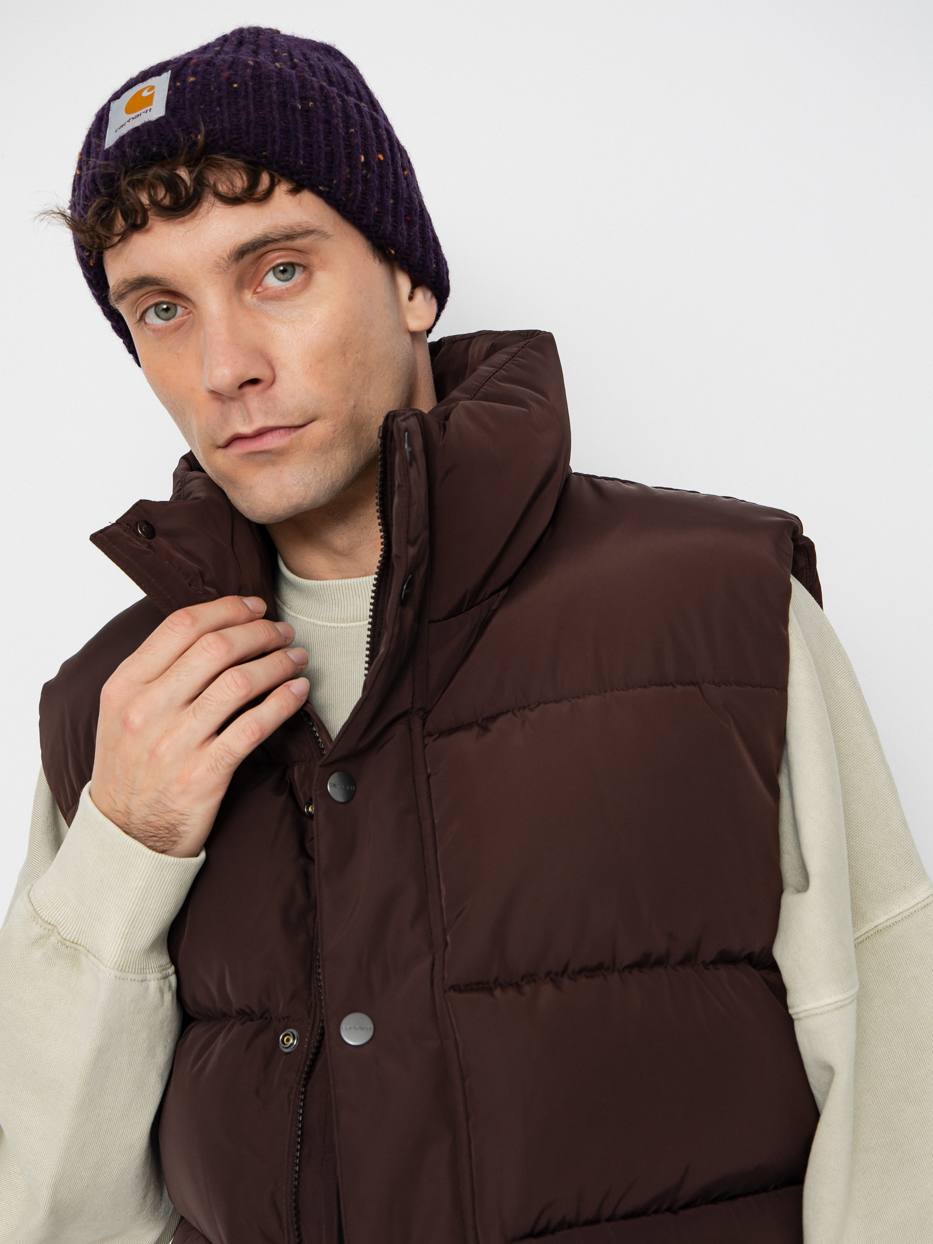 Carhartt WIP Brent Vest - brown (palisander)