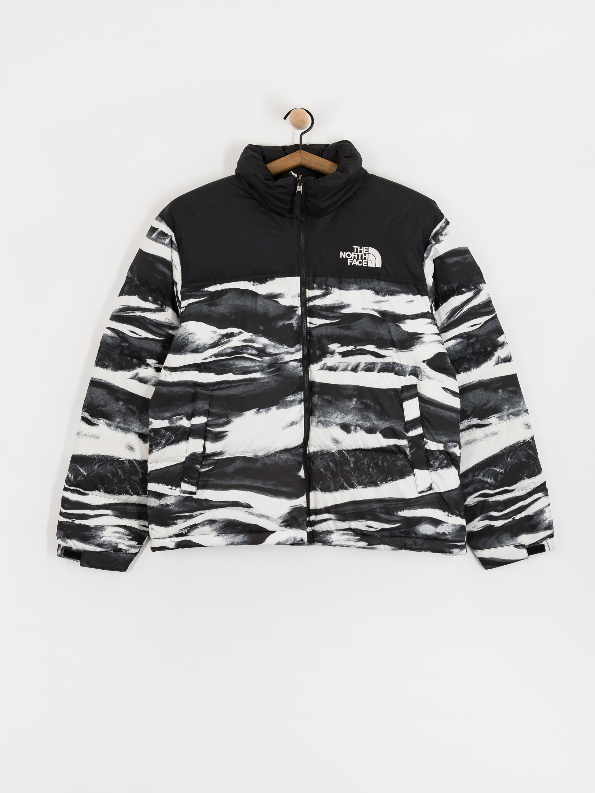 The North Face 1996 Retro Nuptse Print Jacket (tnf black edge of light)