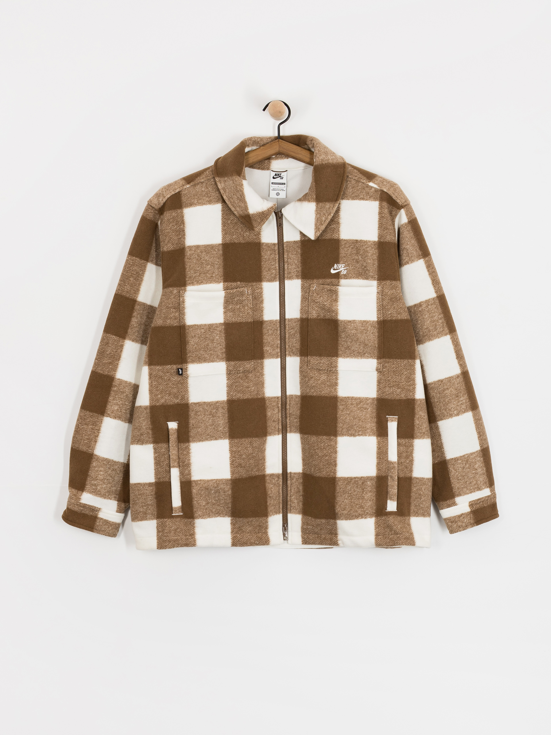 Nike SB Shirt Essntl Strtdymrn (sail/mosswood brown/white)