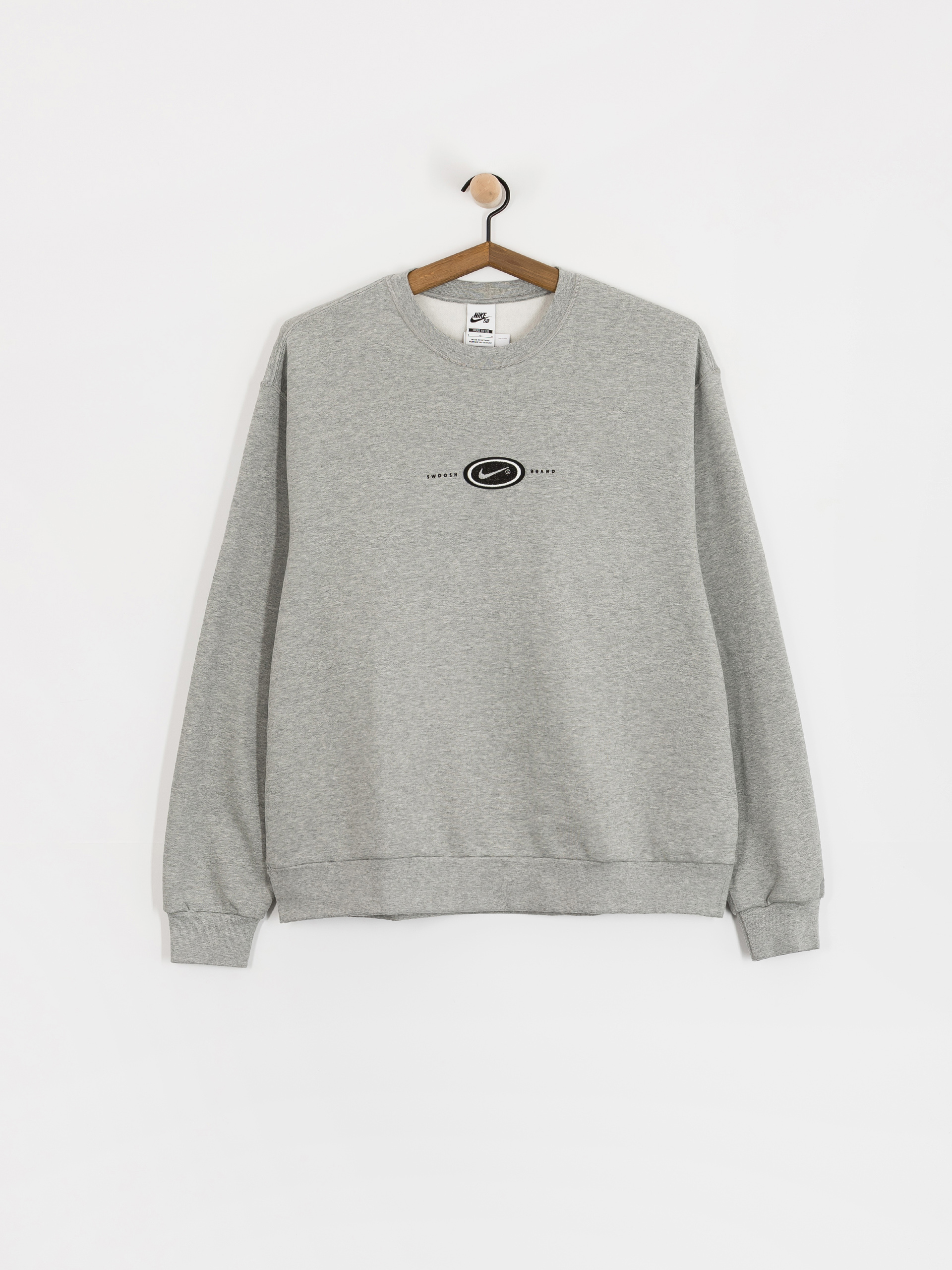 Stussy Basic Sweatshirt - grey (ash heather)