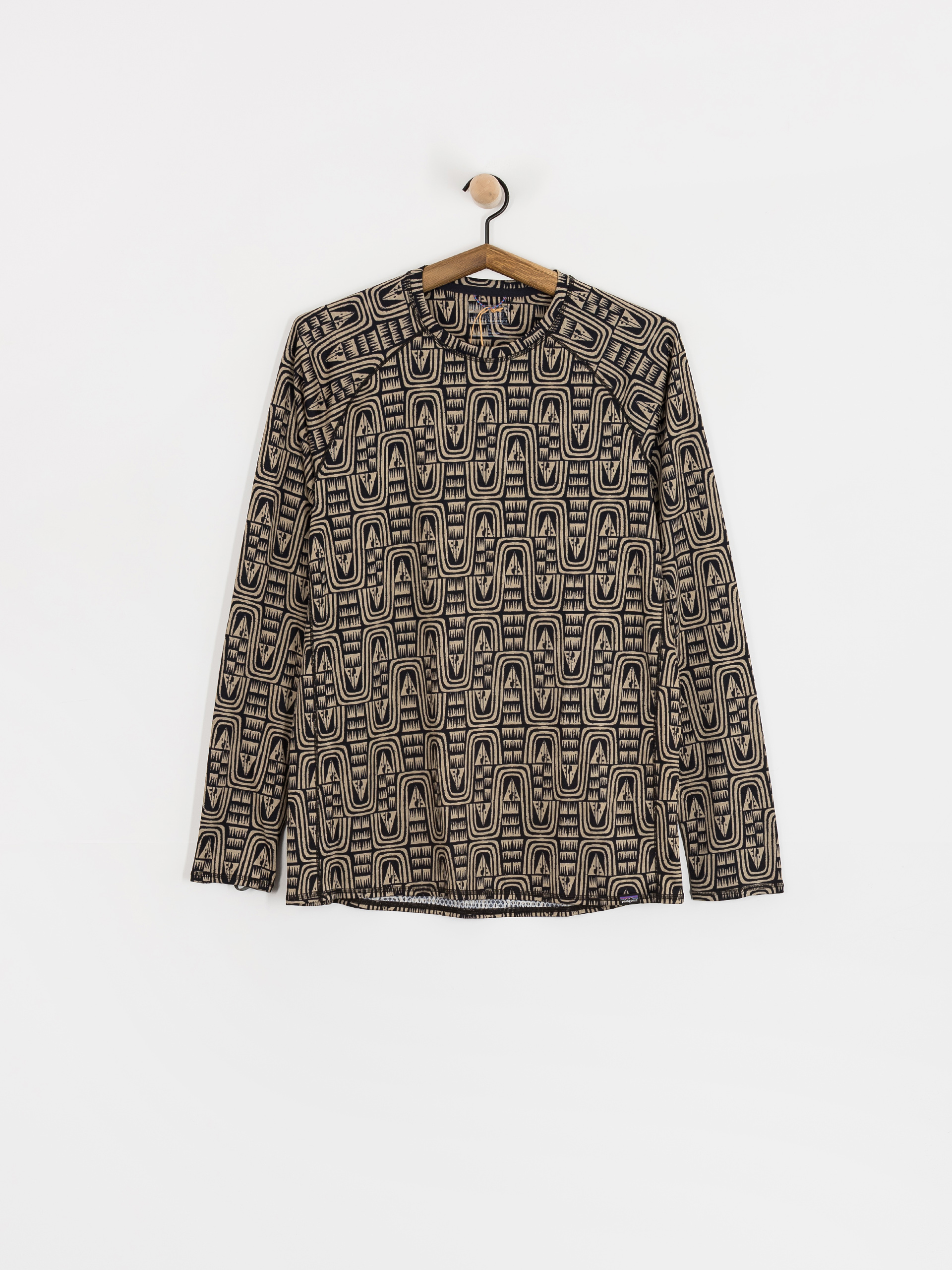 Patagonia Longsleeve Cap MW Crew (flow sunken blue)