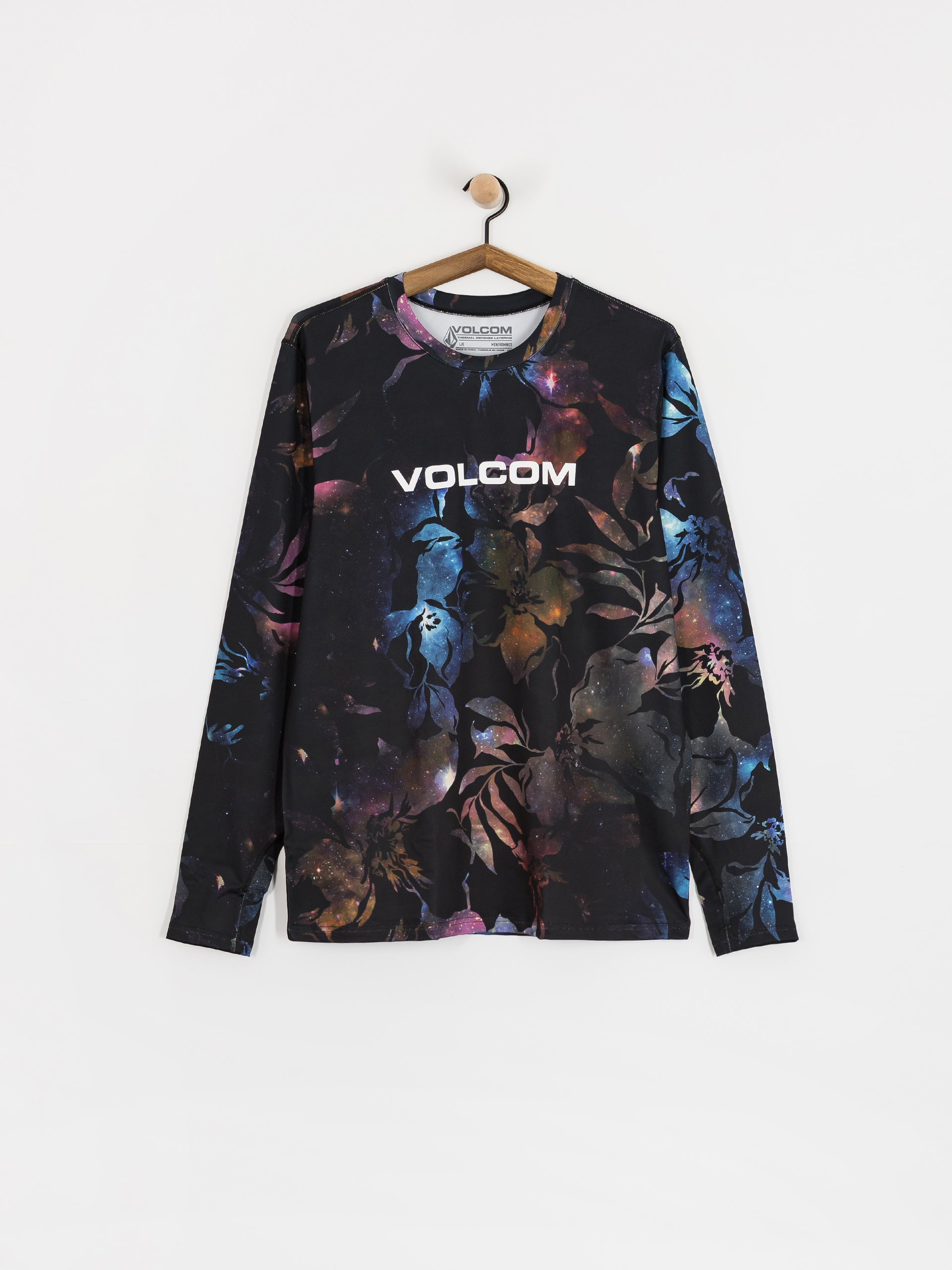 Herren Volcom Aktives Longsleeve V Science (space aloha)