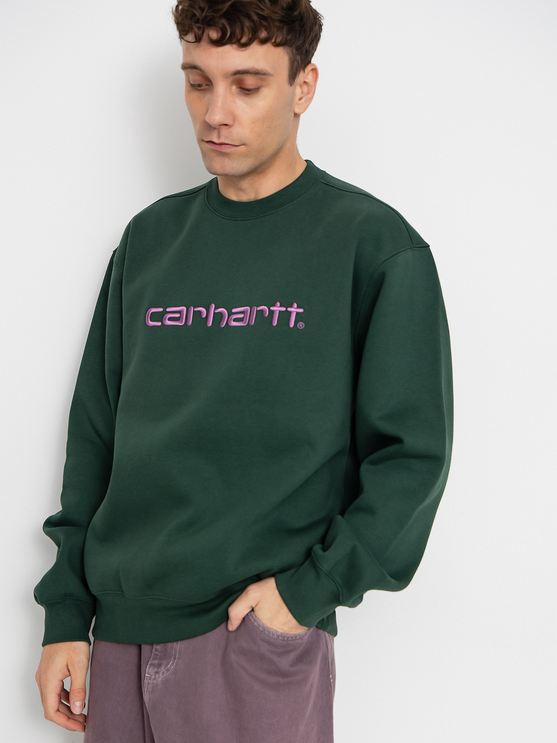 Carhartt WIP Sweatshirt Carhartt (sycamore tree/phlox)