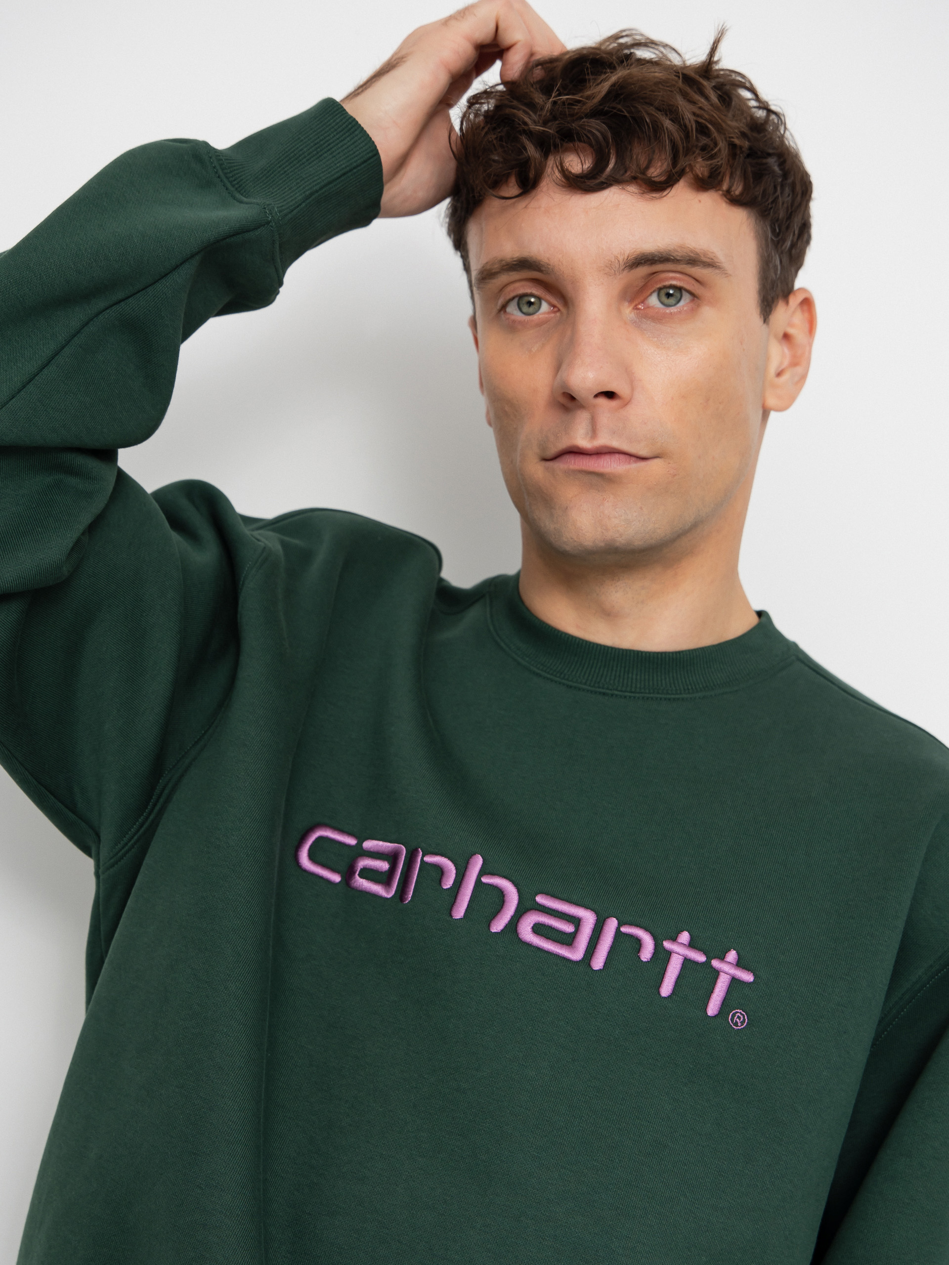 Carhartt WIP Sweatshirt Carhartt (sycamore tree/phlox)