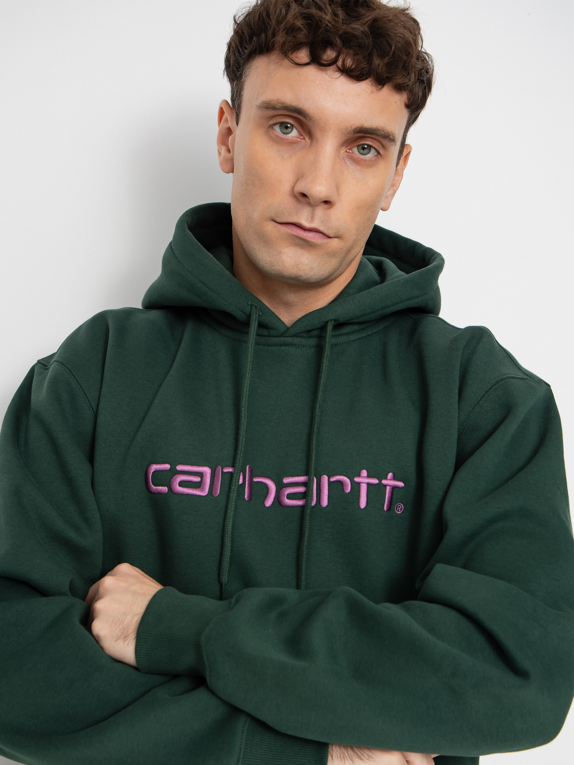 Carhartt WIP Hoodie Carhartt HD (sycamore tree/phlox)