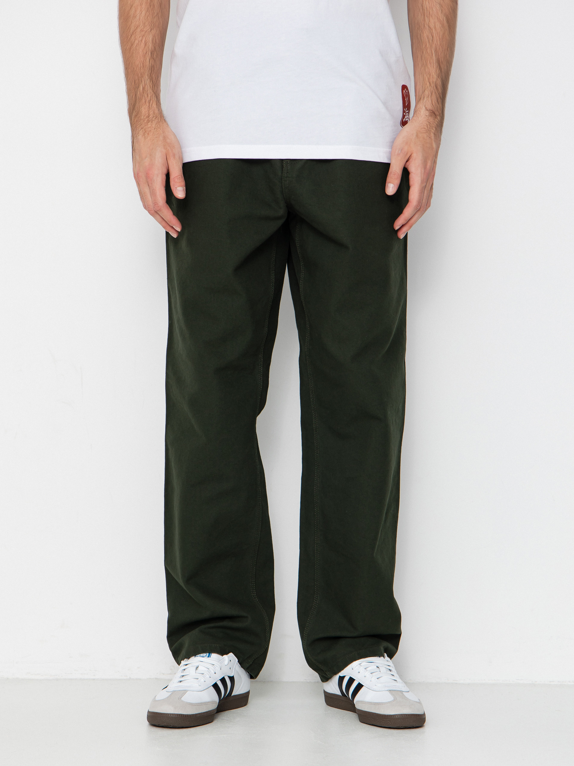 Carhartt WIP Pants Simple - green (olive/rinsed)