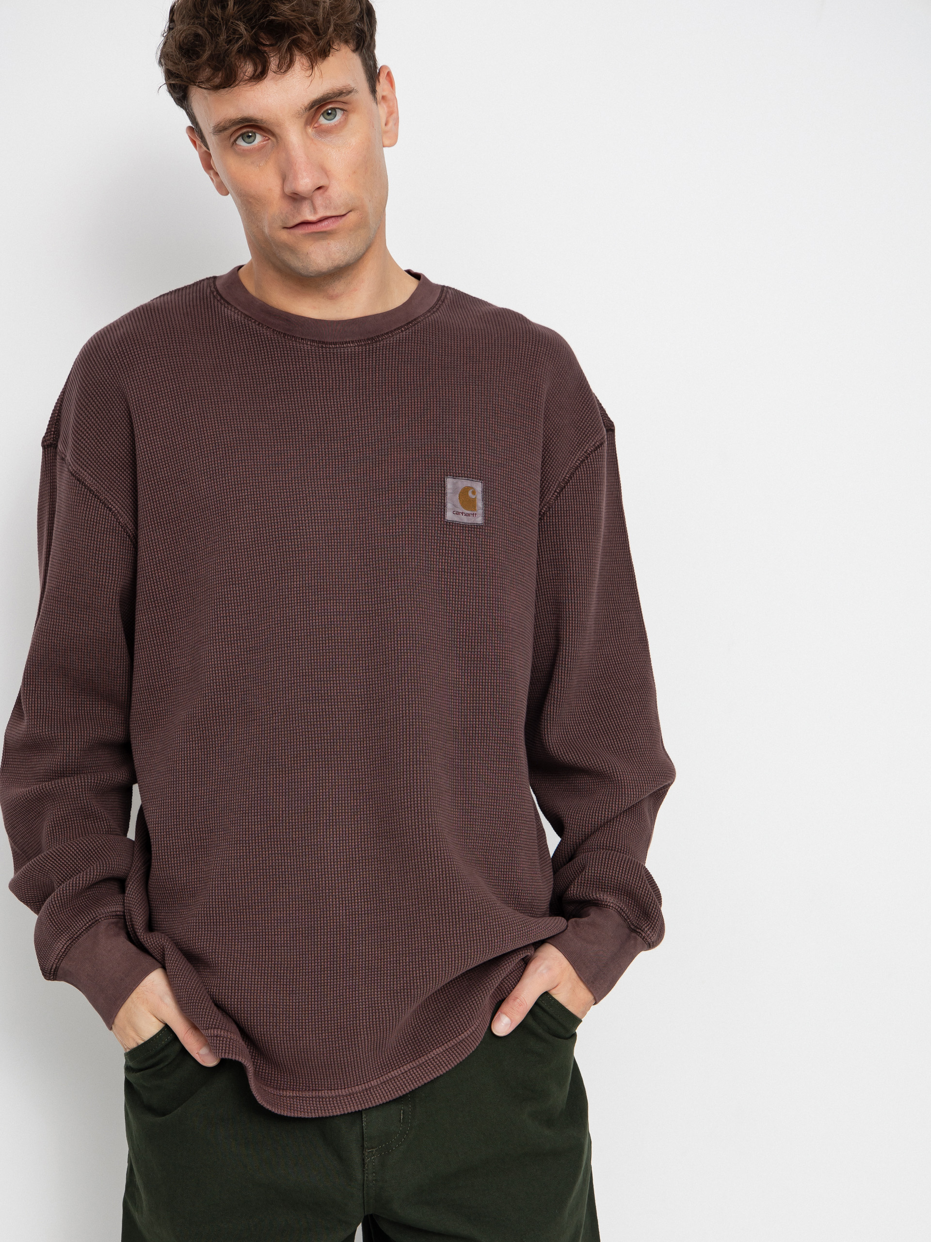 Carhartt WIP Longsleeve Vista Waffle (palisander/garment dyed)