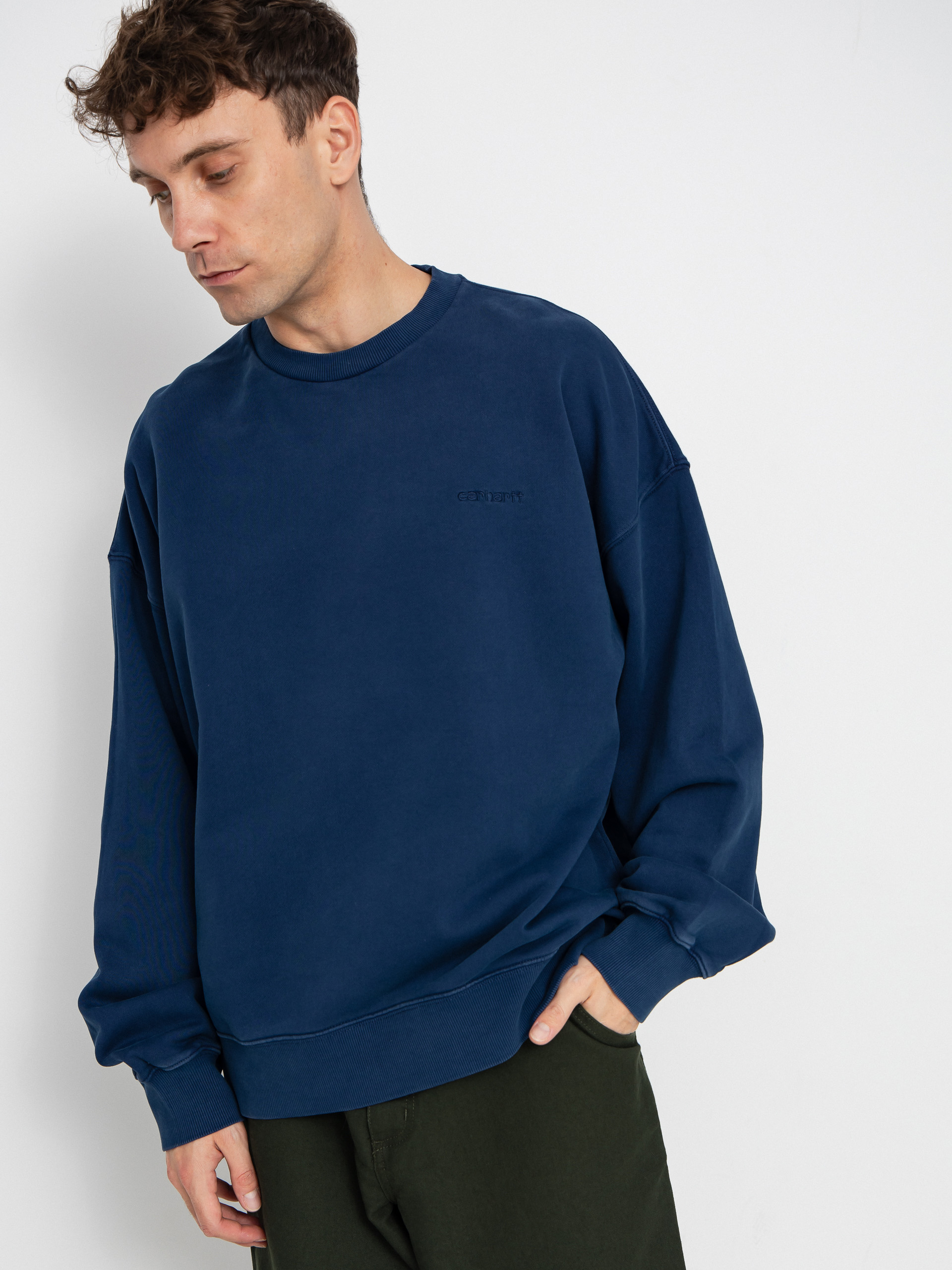 Carhartt WIP Benton Sweatshirt (jupiter/garment dyed)
