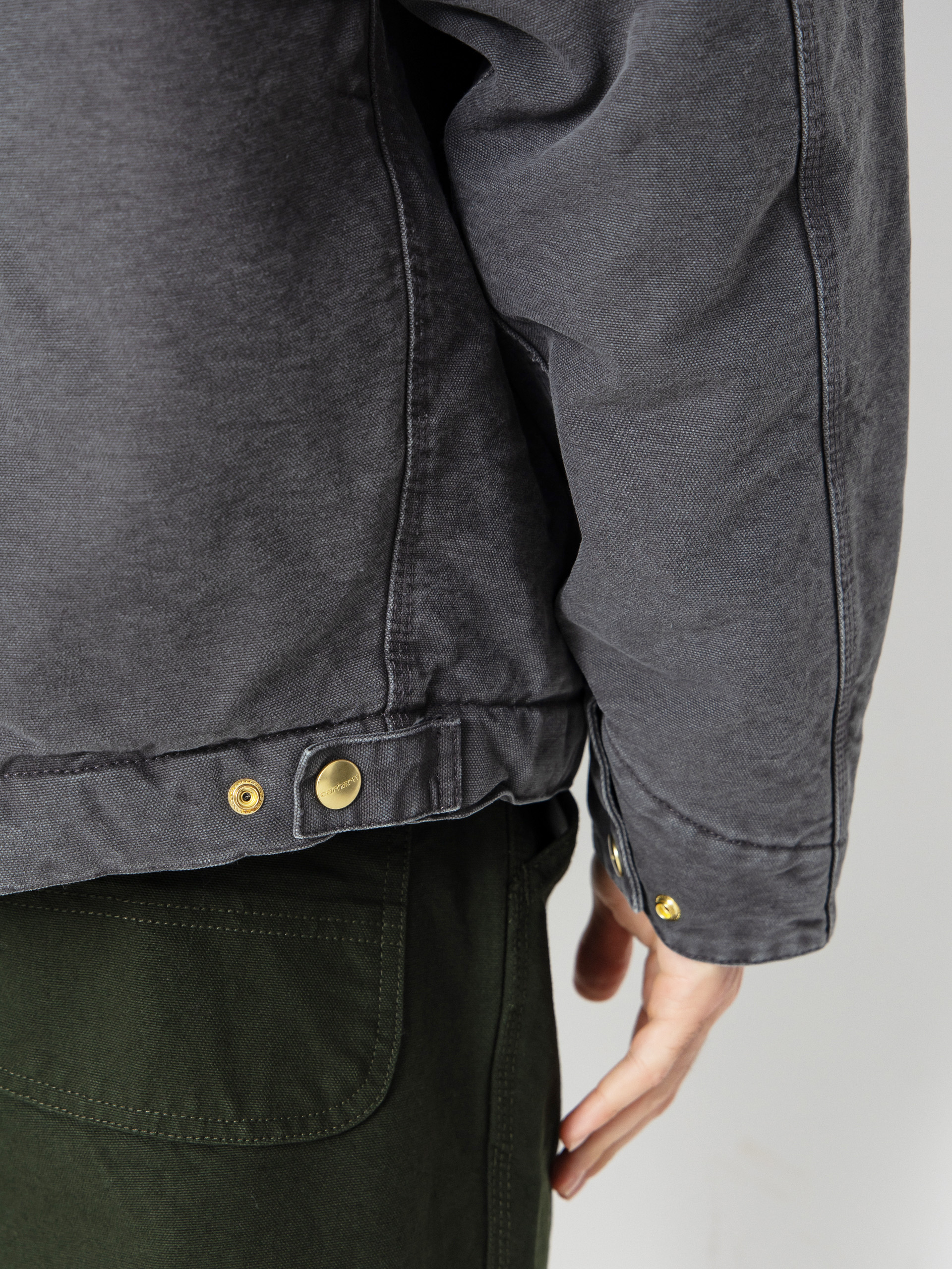 Carhartt WIP Jacke OG Detroit (graphite/black/stone canvas)