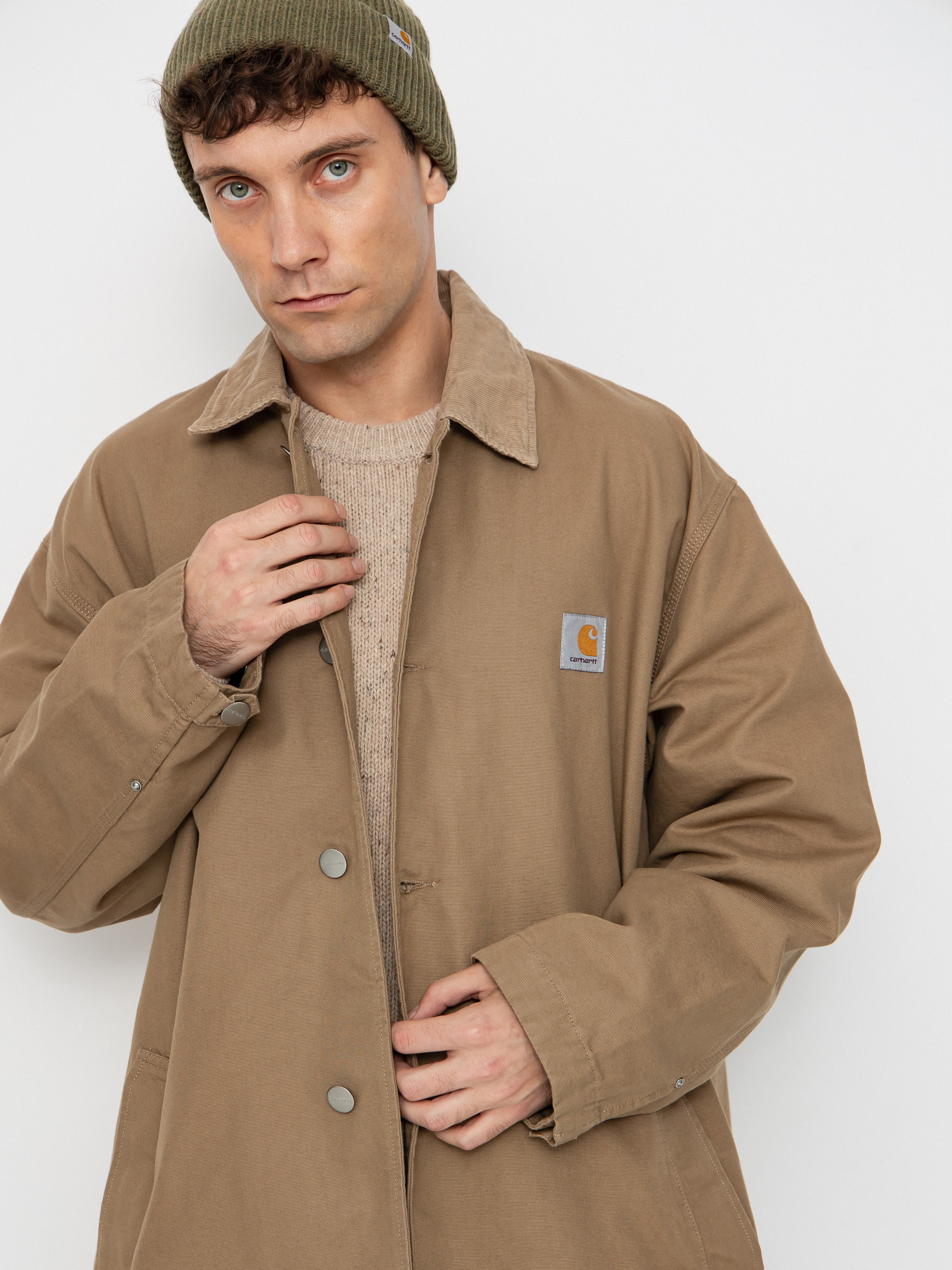 Carhartt WIP Coat Webster Coat (leather/leather/rinsed)