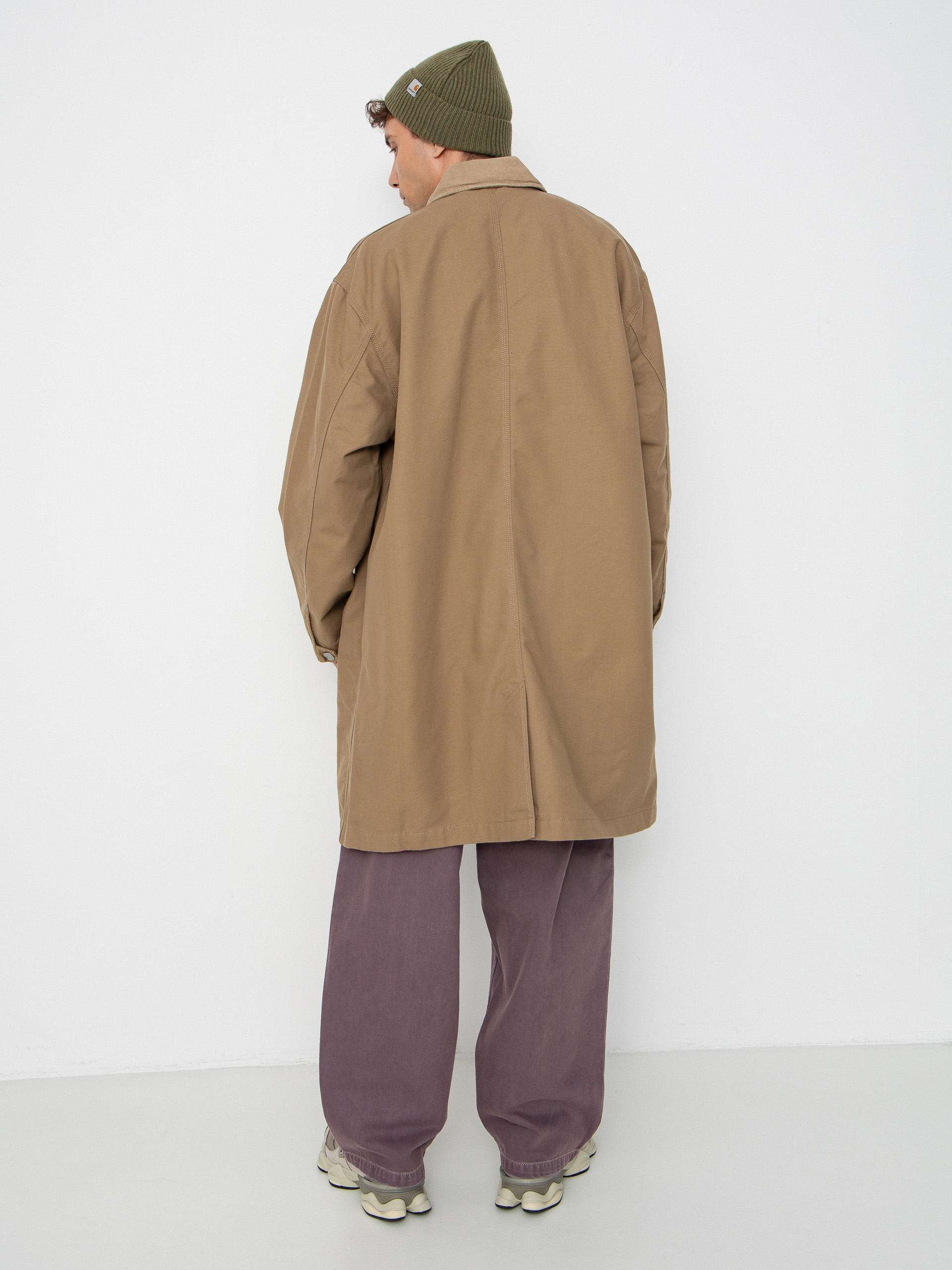 Carhartt WIP Mantel Webster Coat (leather/leather/rinsed)