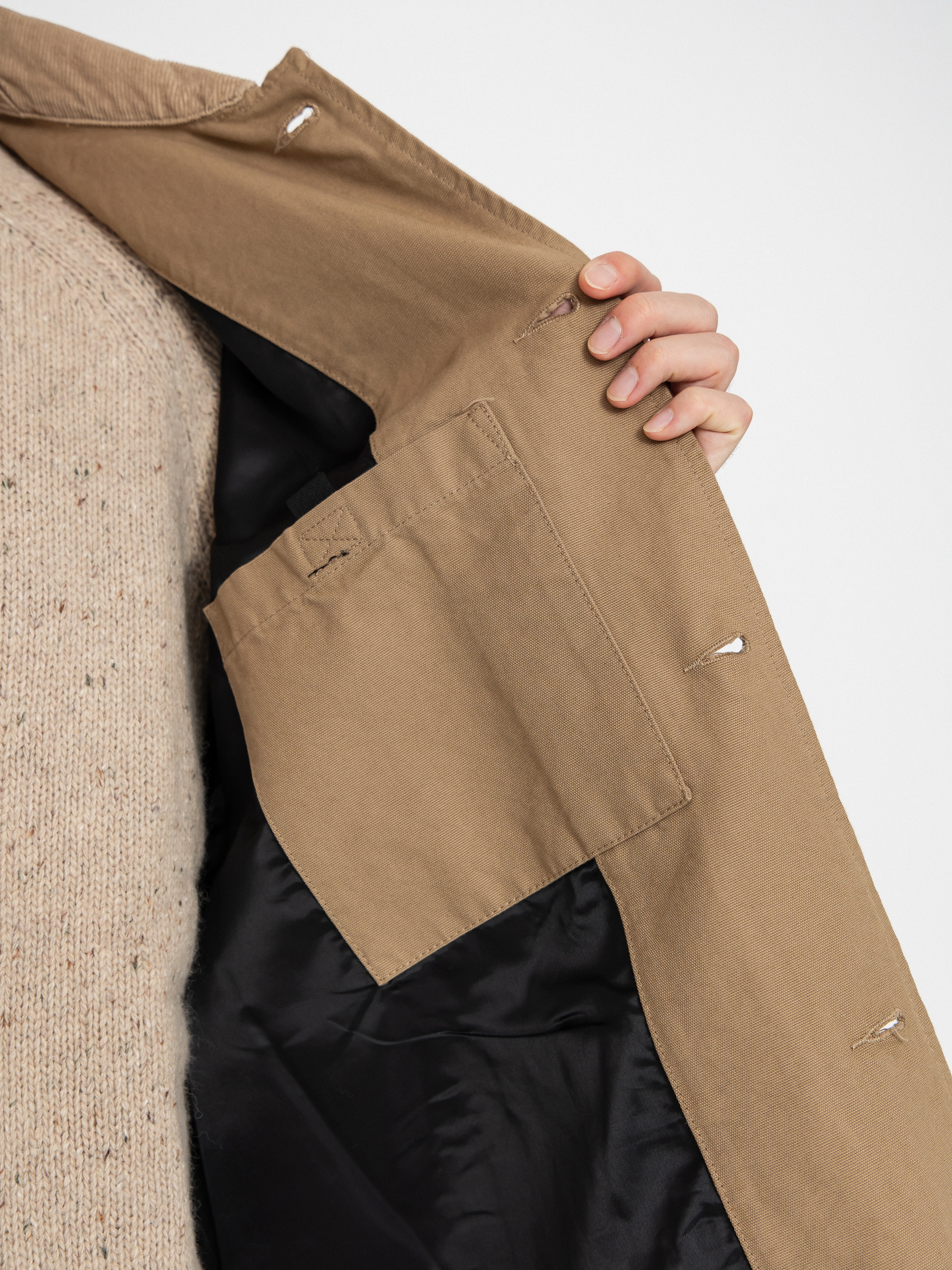Carhartt WIP Coat Webster Coat (leather/leather/rinsed)