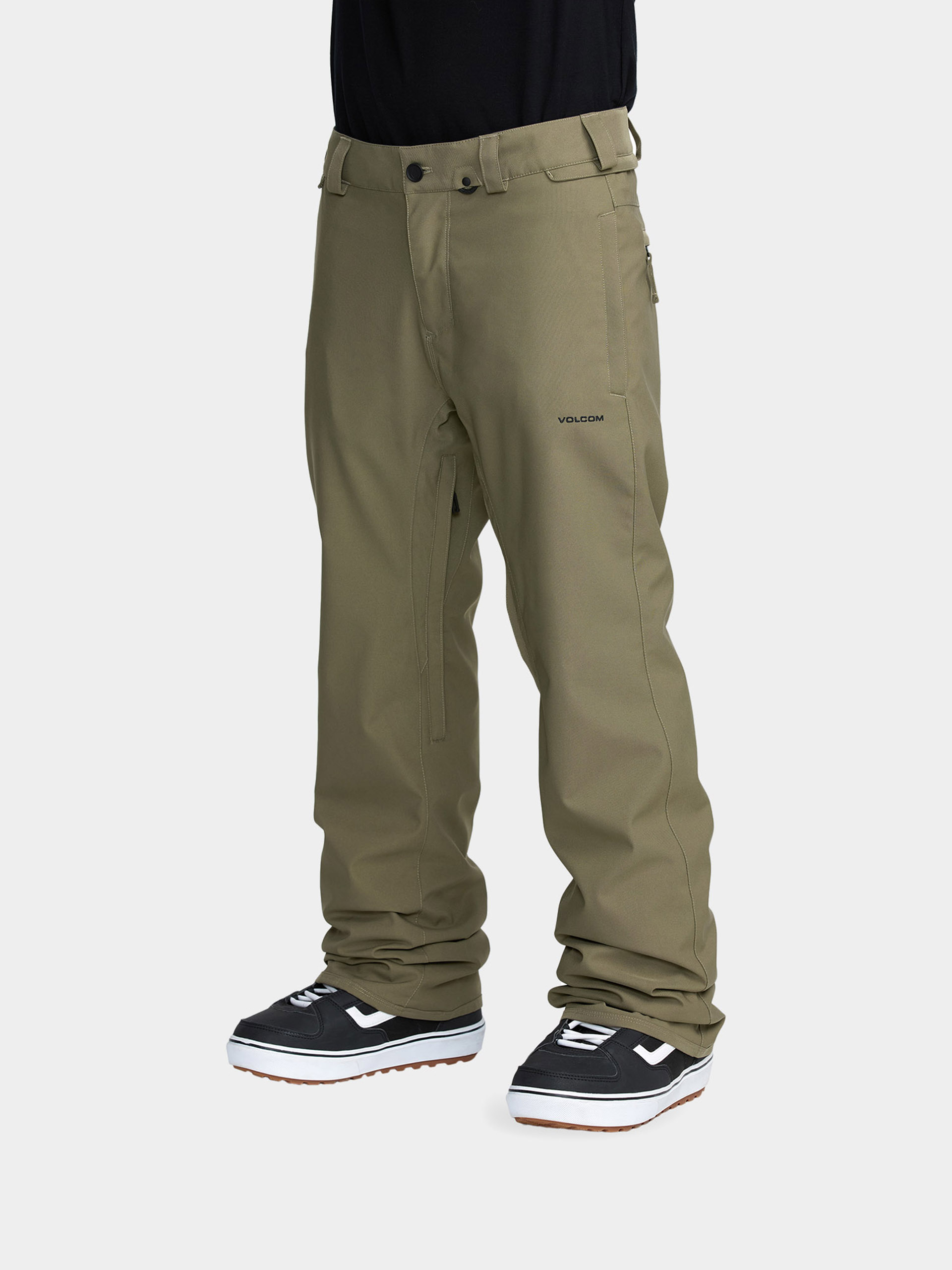 Herren Volcom Snowboard Hose Freakin Snow Chino (military)