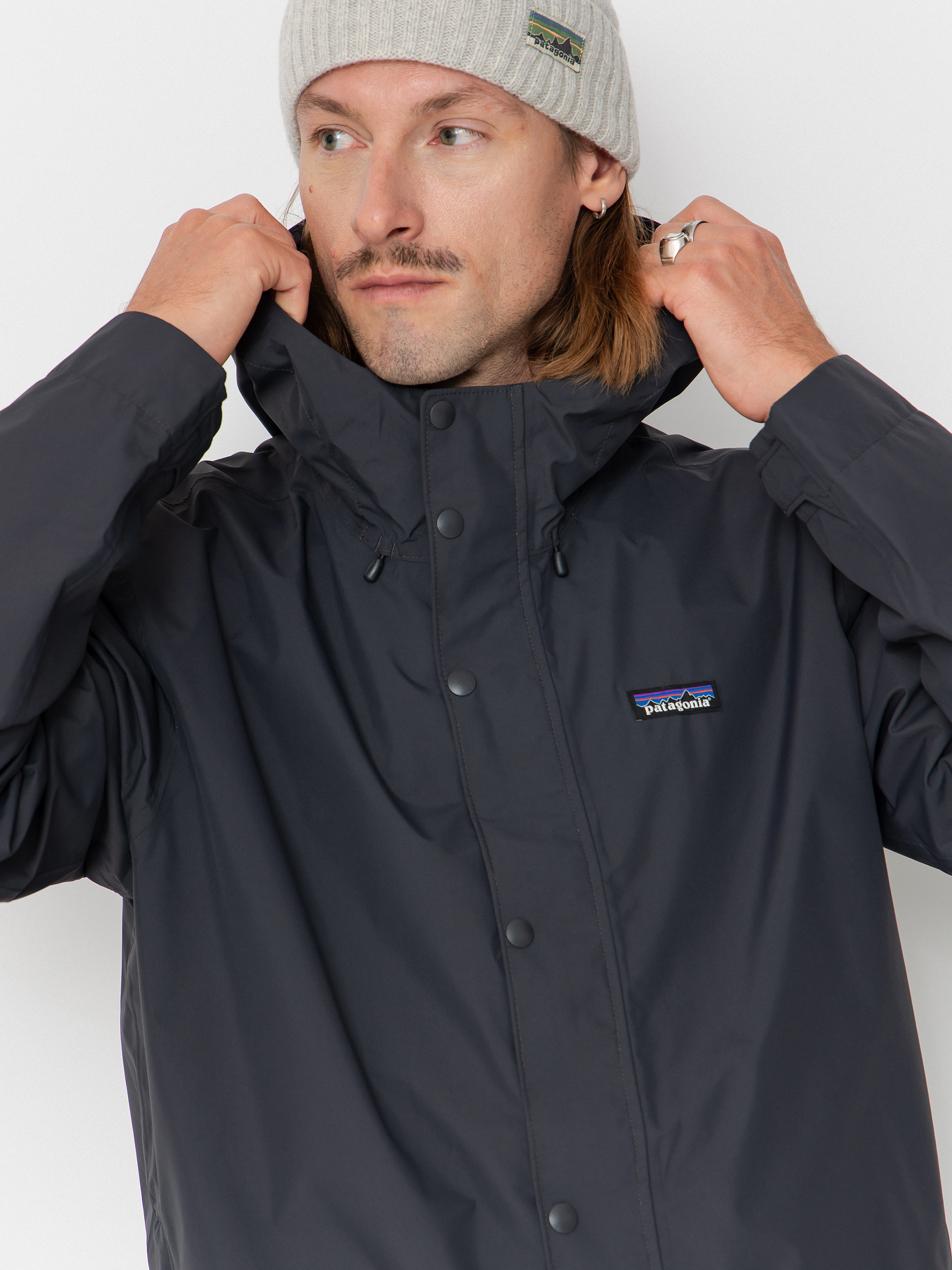 Patagonia Jackson Glacier Rain Jacke (ink black)