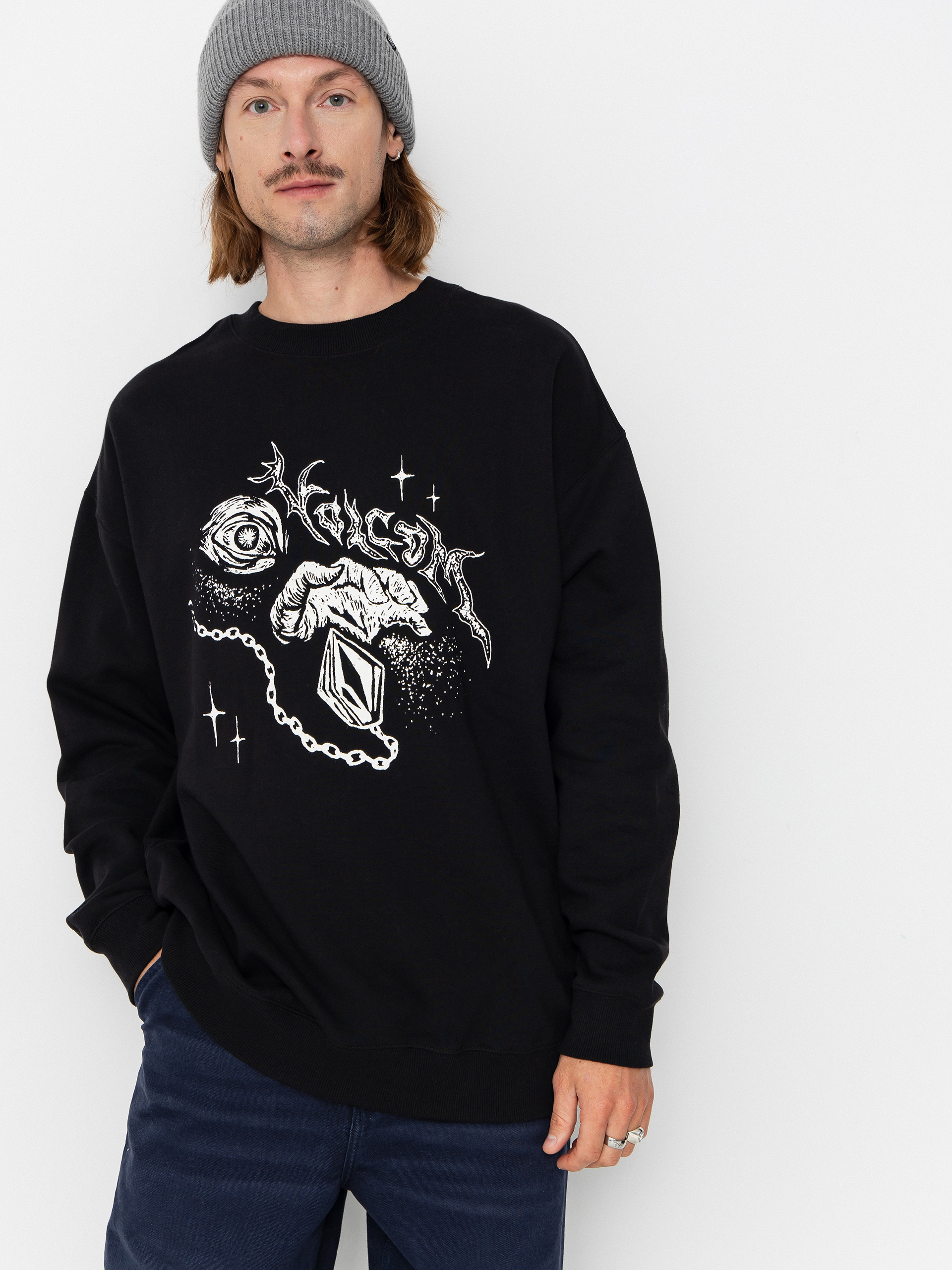 Volcom Sweatshirt Recto Verso Crew