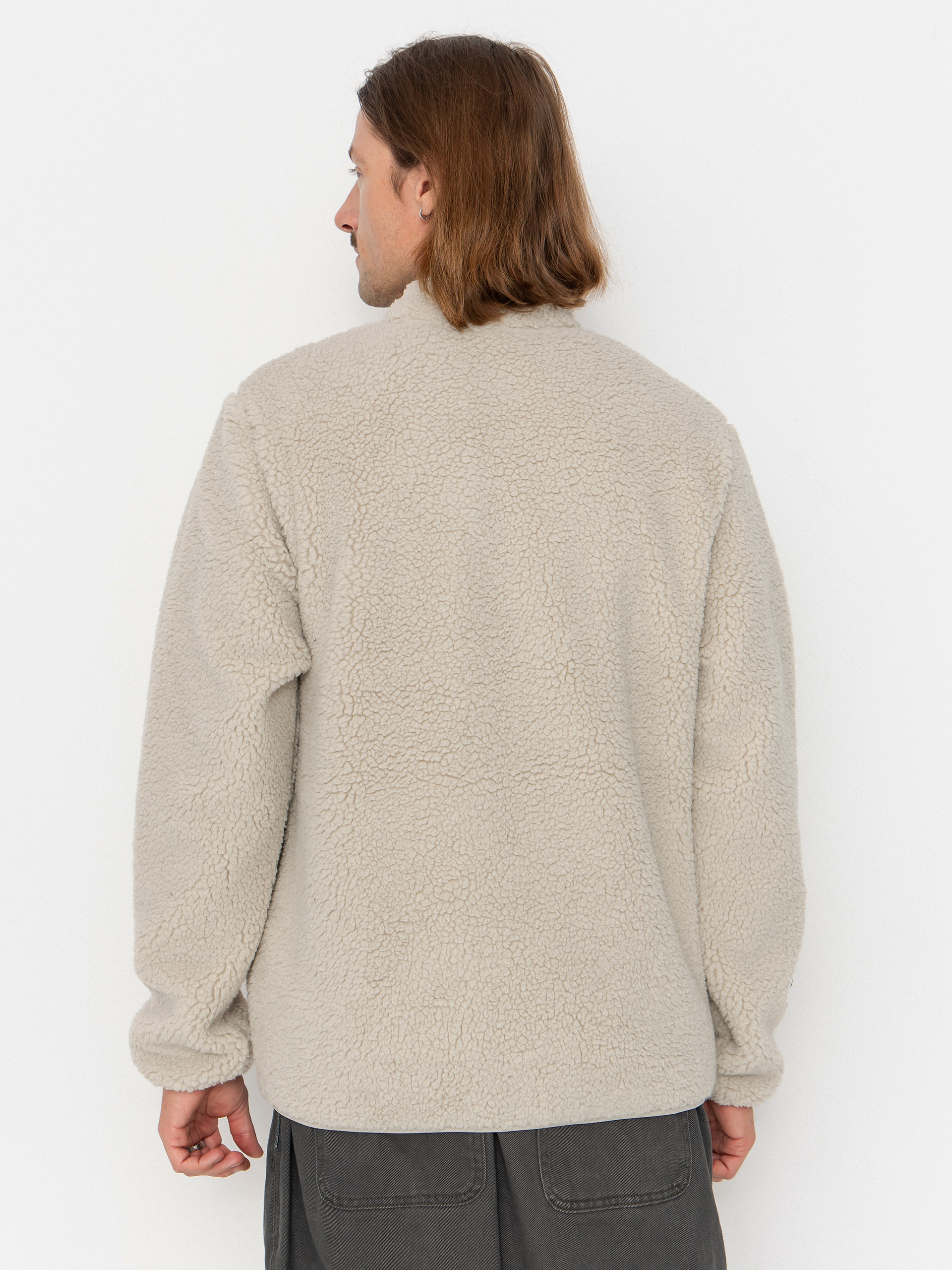 Herren Volcom Hoodie Muzzer Fuzzar ZHD (stone)