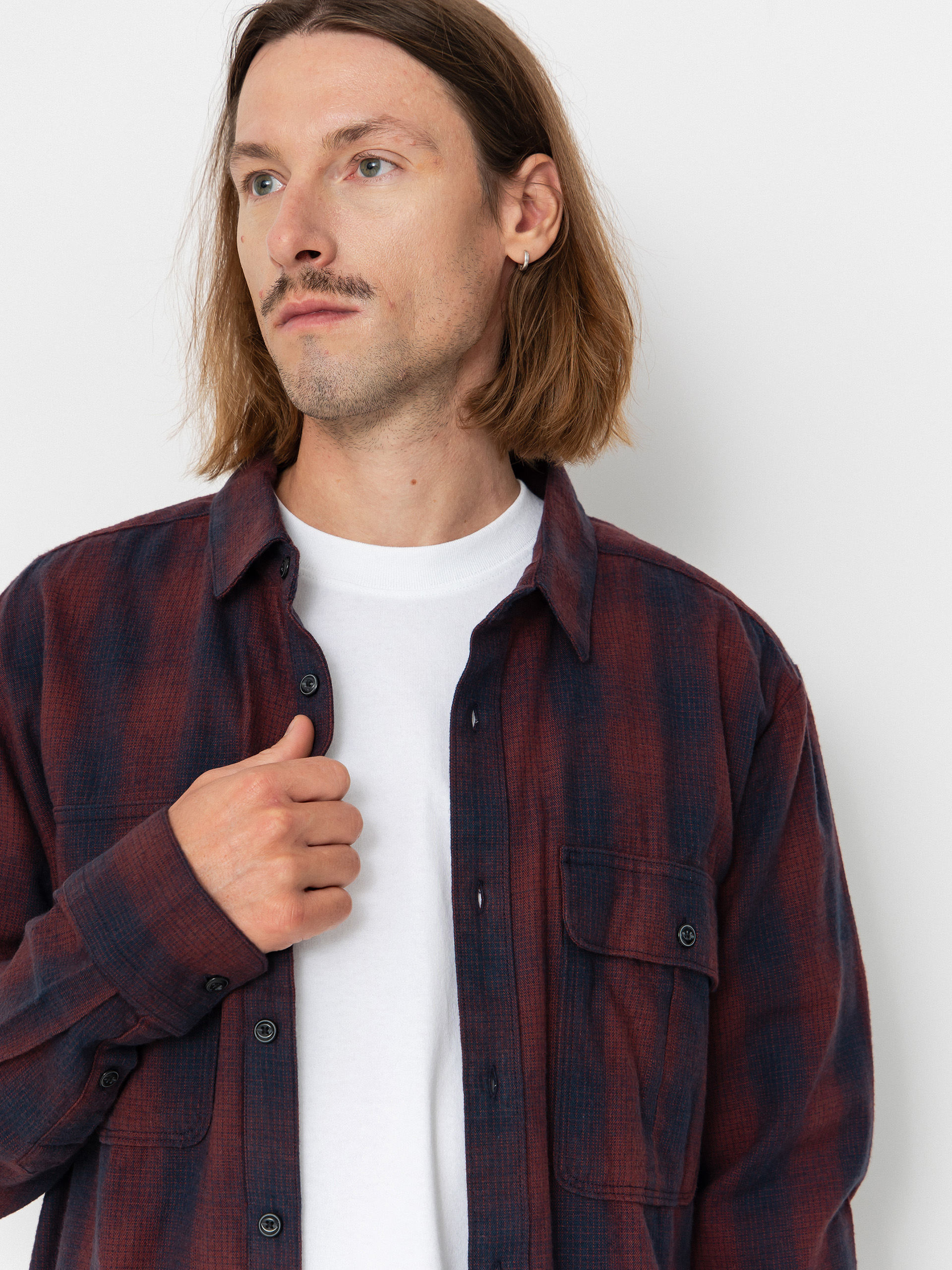 Volcom Shadowstone Flannel Hemd (navy)