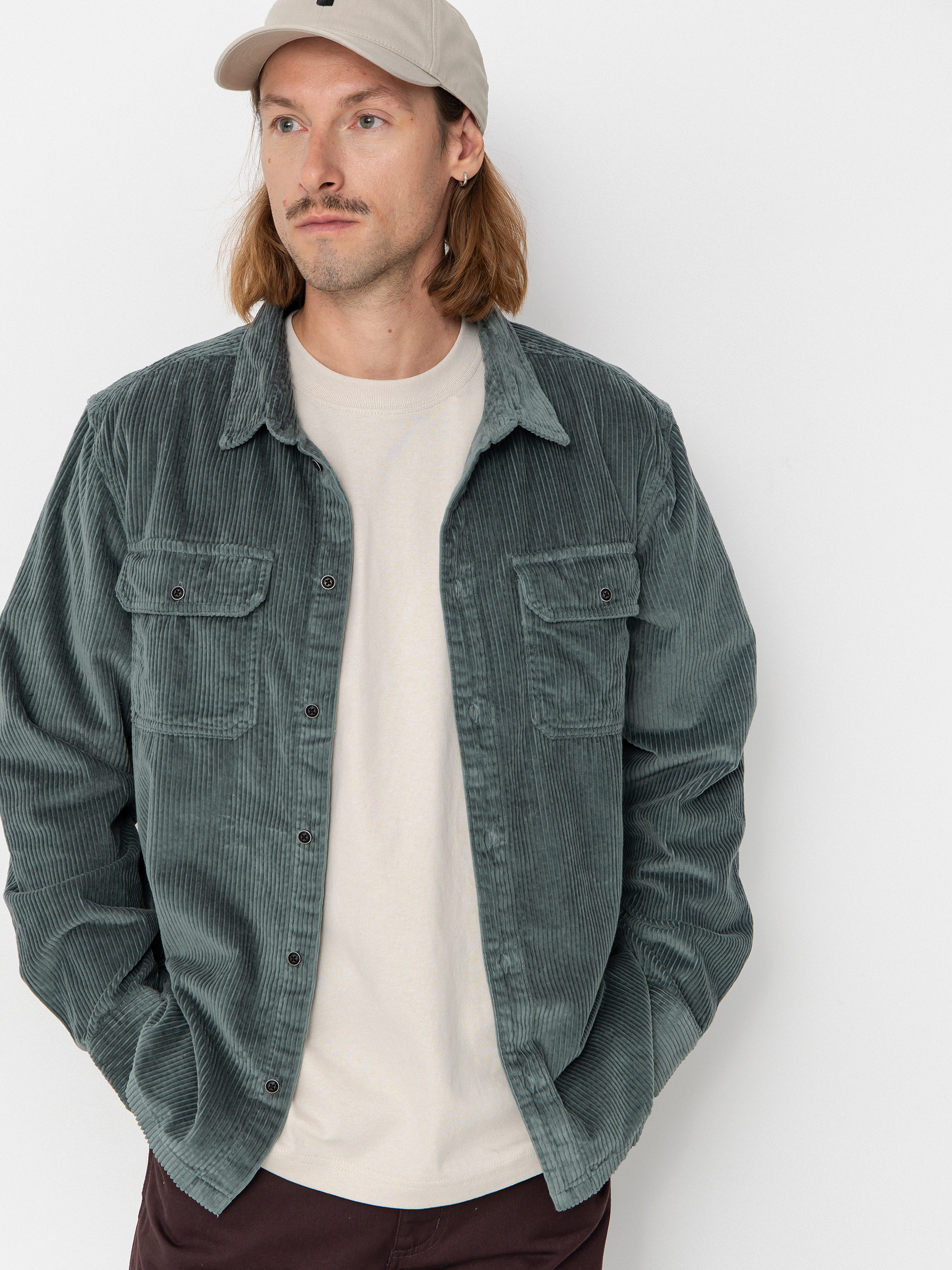 Iriedaily Bubble Cord Shirt (cool jungle)