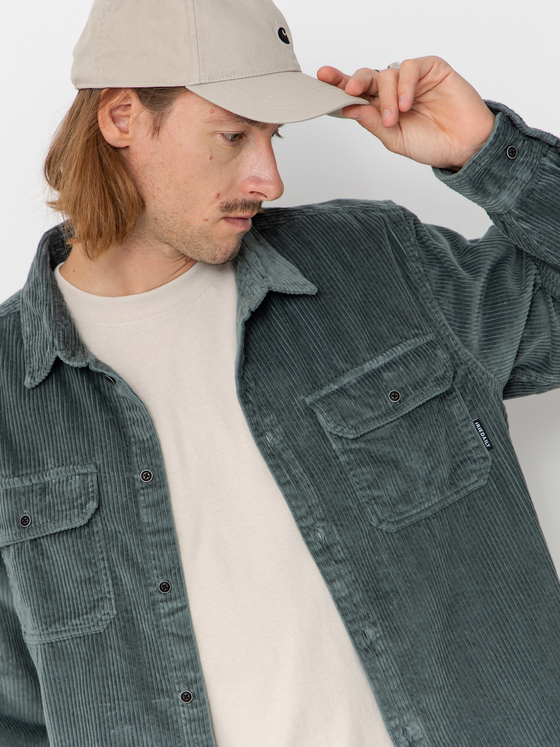 Iriedaily Bubble Cord Shirt (cool jungle)