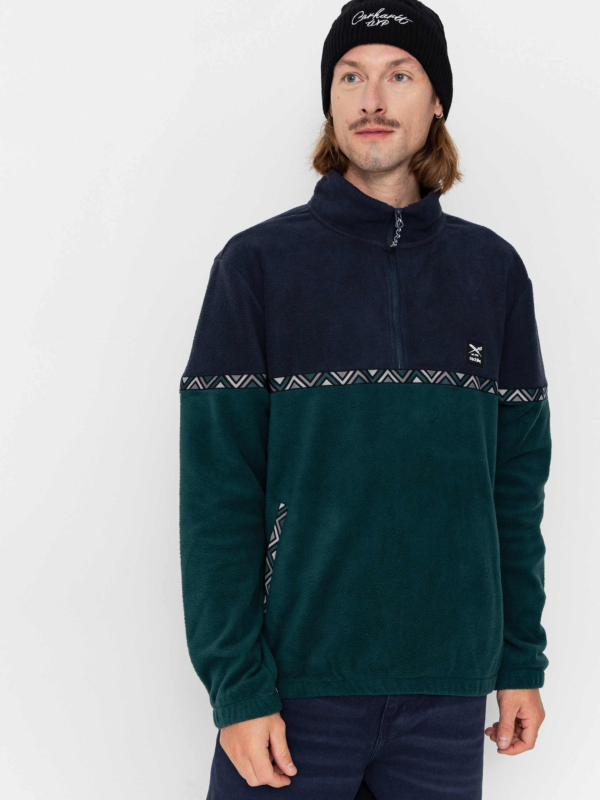 Iriedaily Monte Noe Fleece  (blue green)