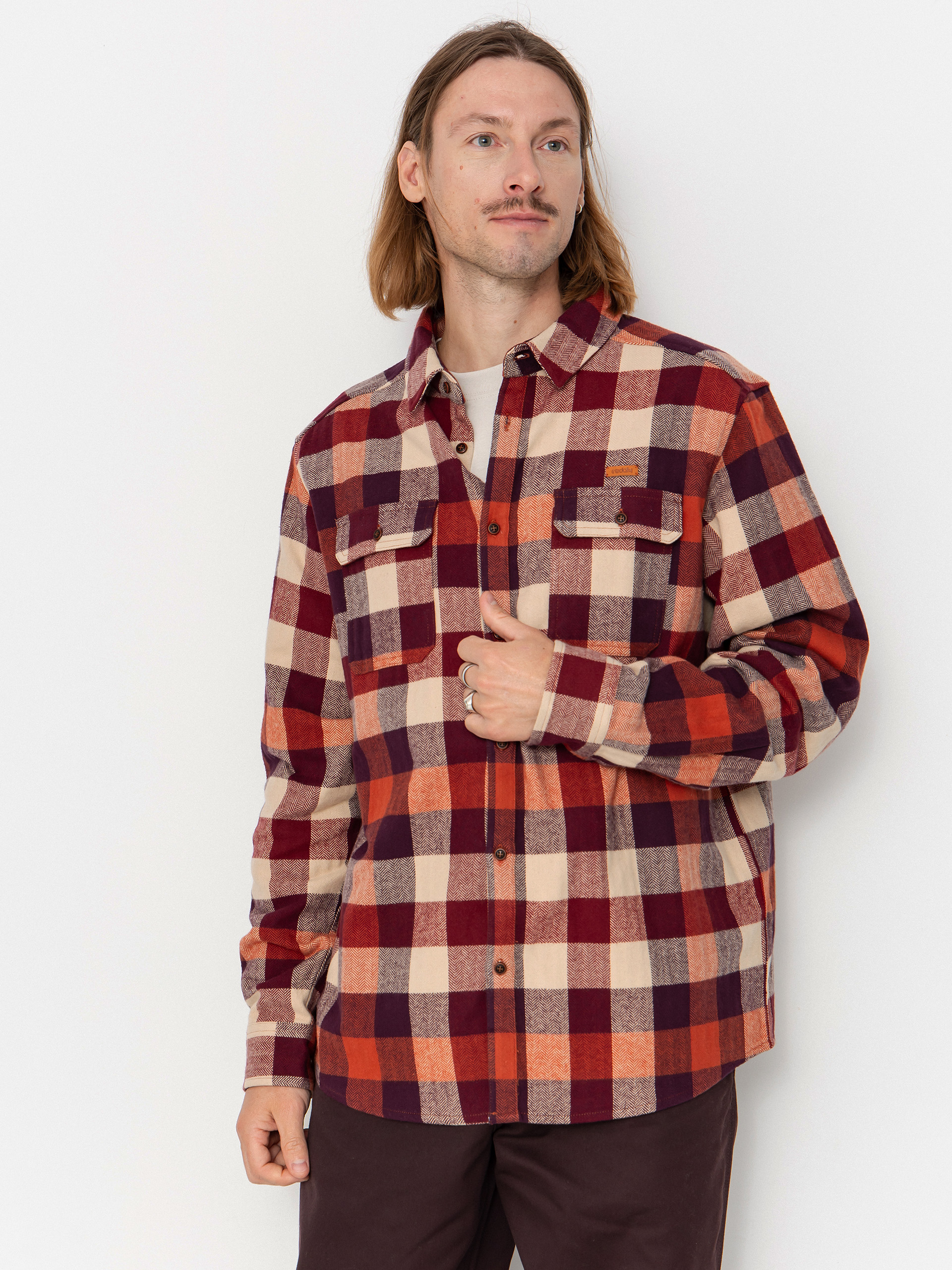 Iriedaily Lumber Fella Hemd (wine)