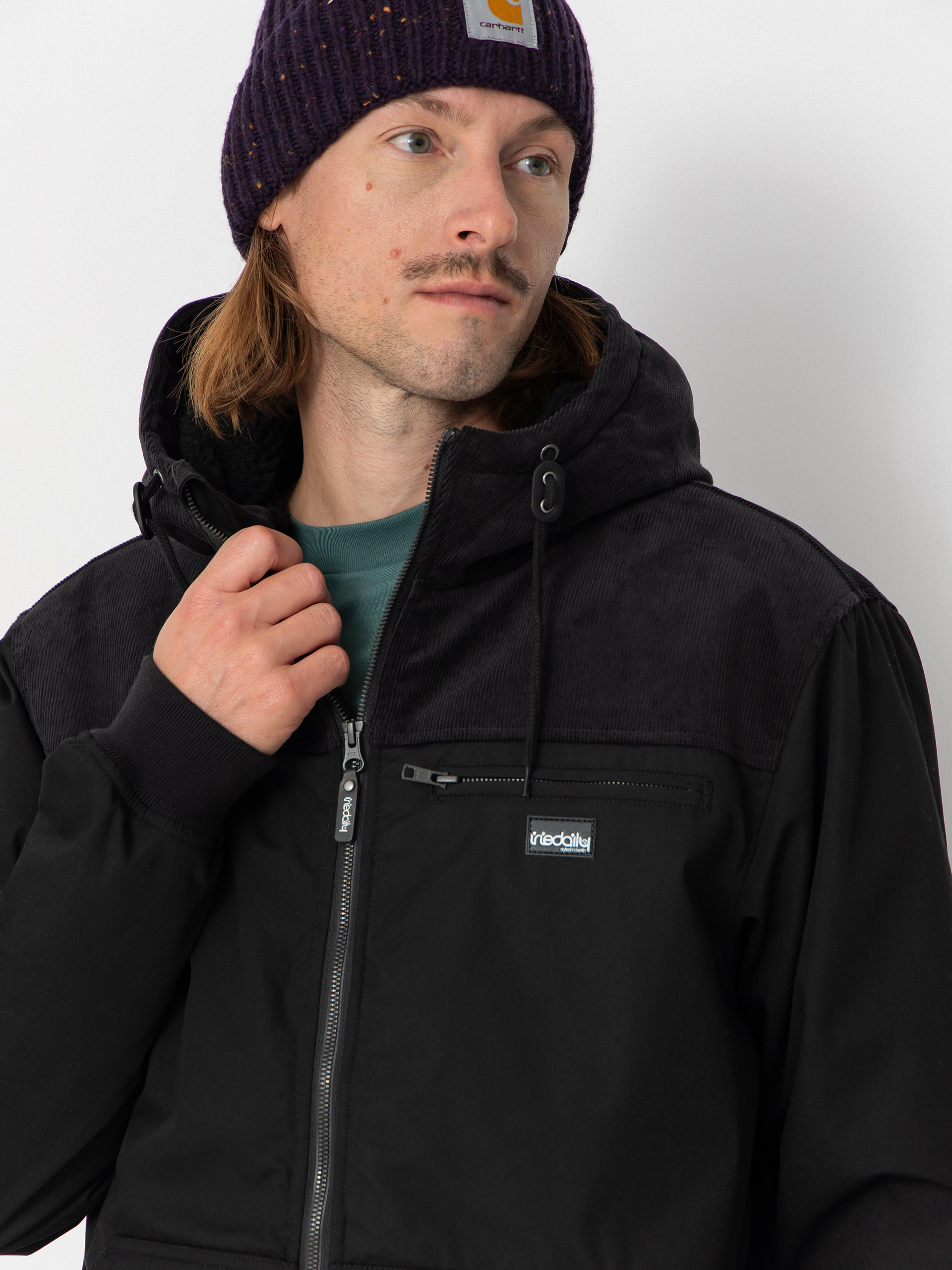 Iriedaily Jacke Hafen (uni black)