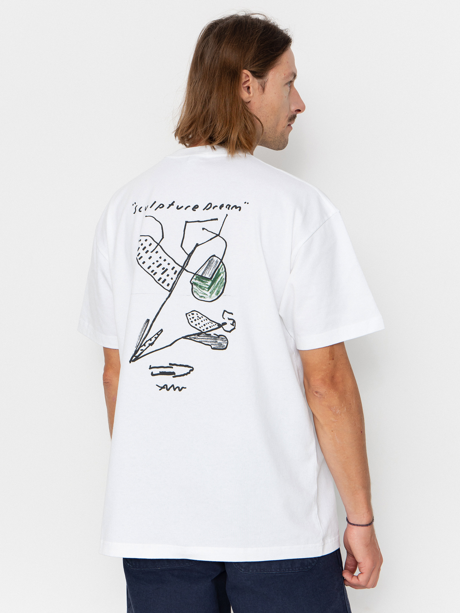 Polar Skate Sculpture Dream T-Shirt (white)