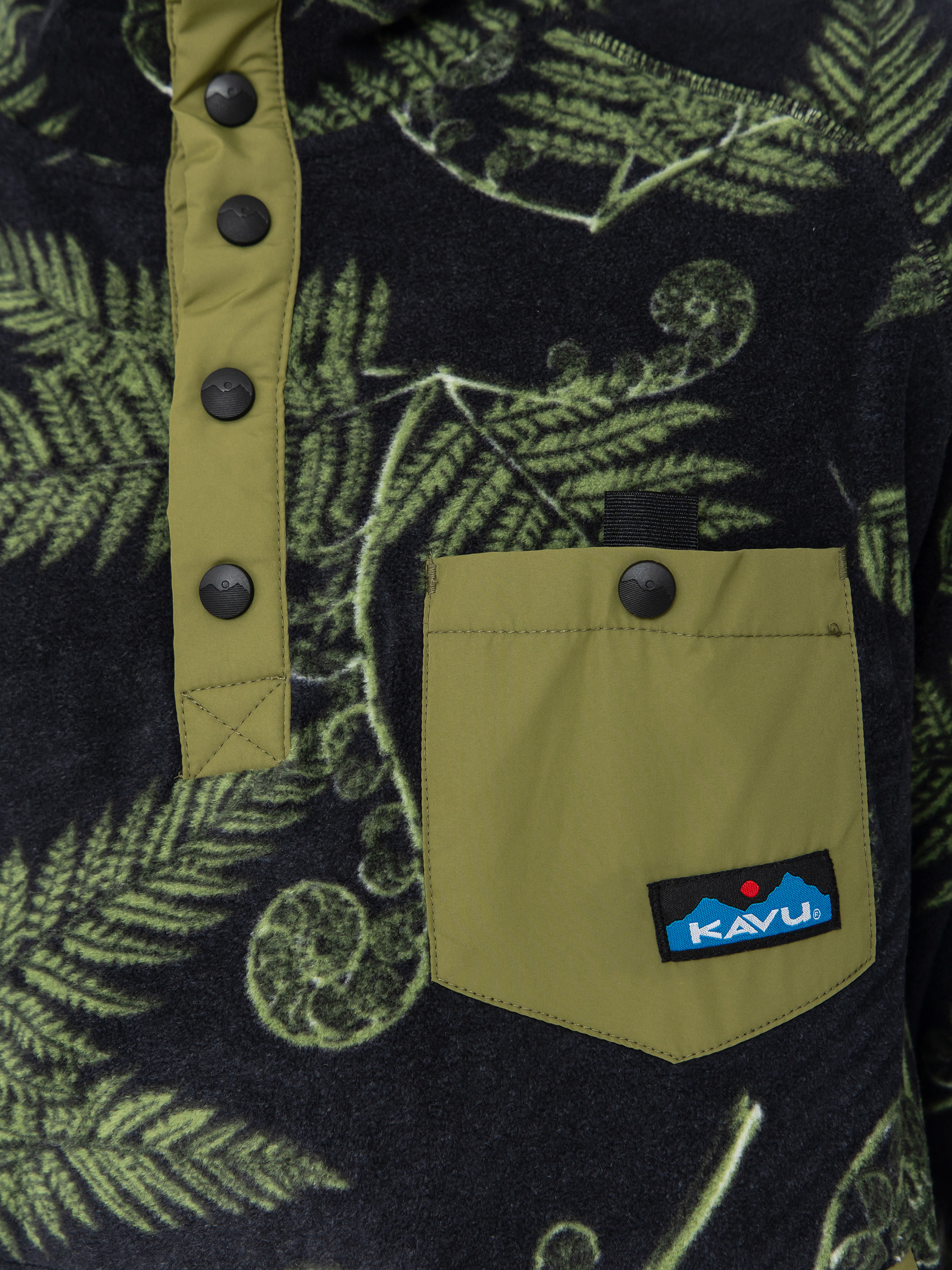 Herren Kavu Fleece Jacke Teannaway (fiddlehead)