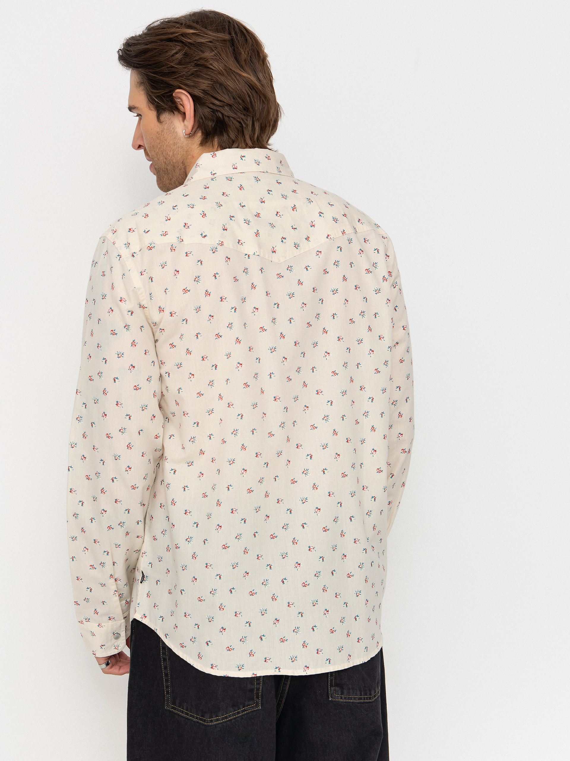 Brixton Shirt Wayne Wvn Ls (whitecap)