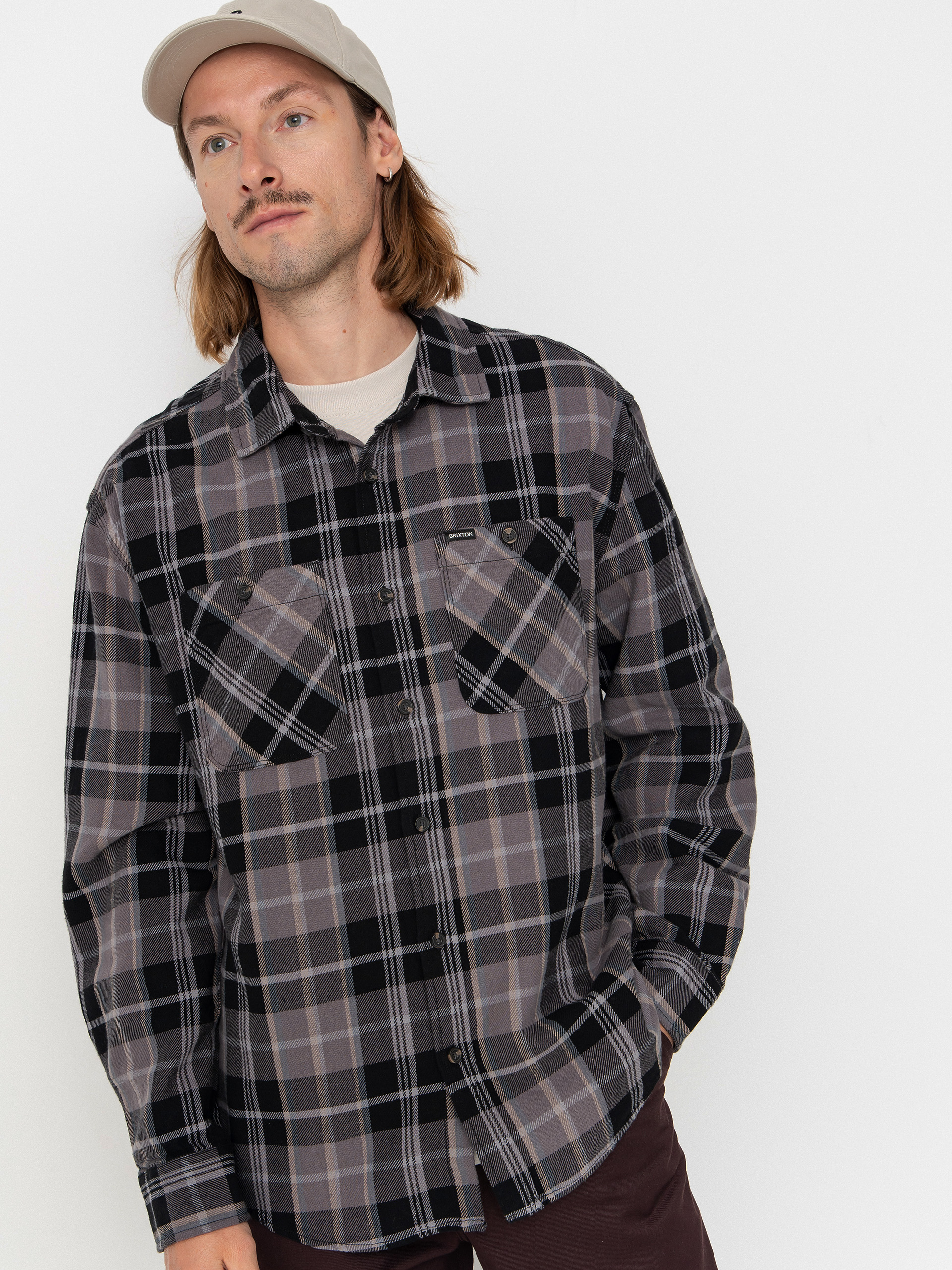 Stussy Rayon Plaid Shirt - blue (blue)