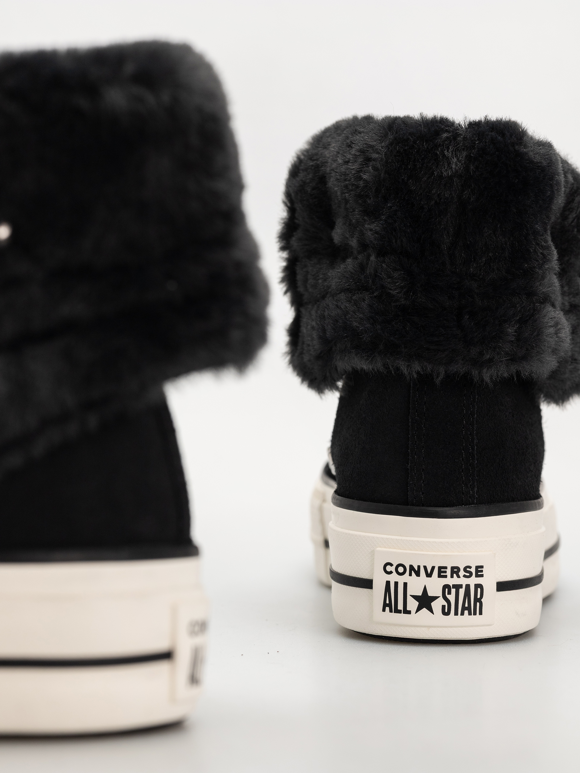 Converse Chucks Chuck Taylor All Star Fold Over Lift Wmn (black/black/black)