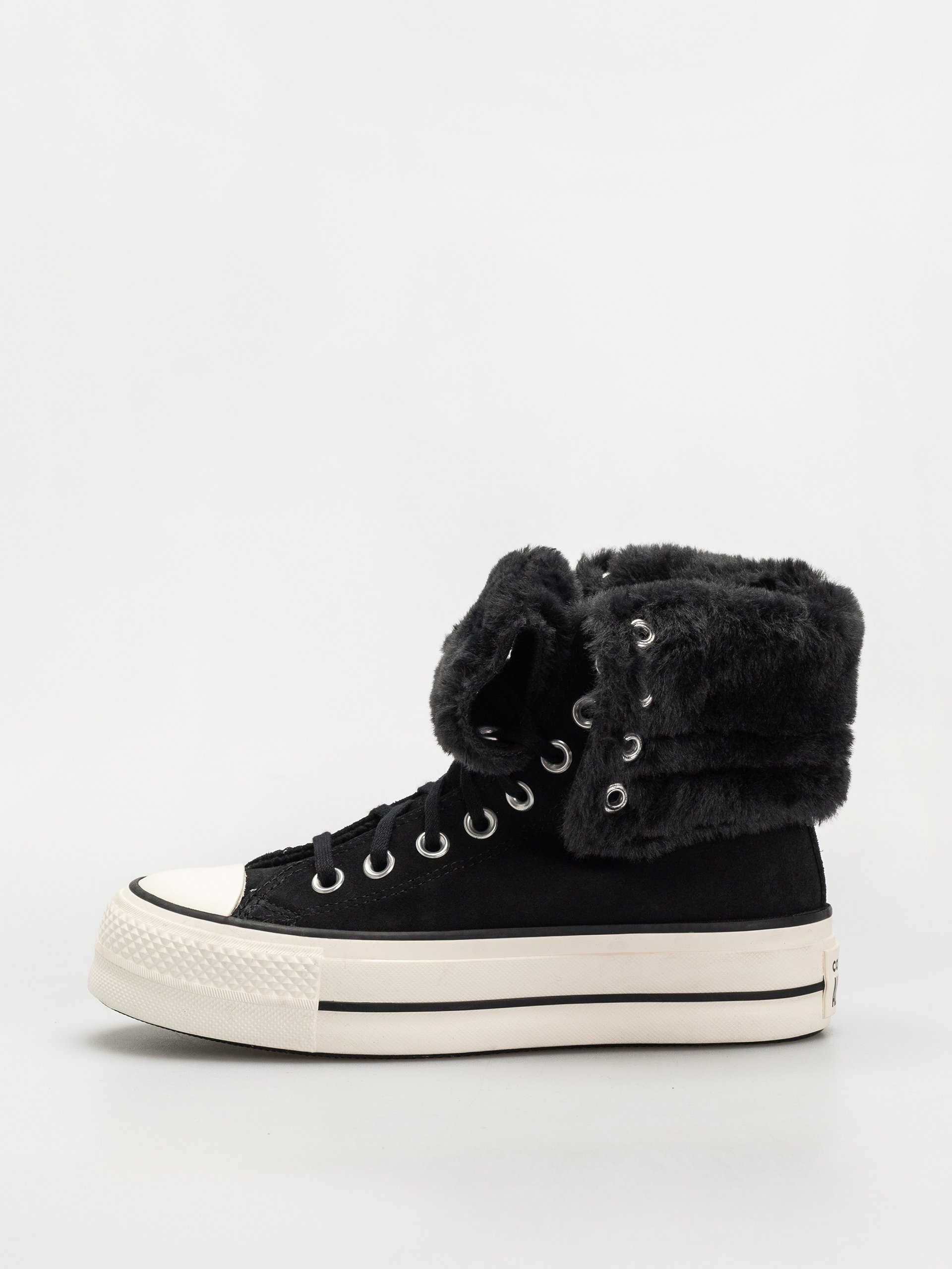 Converse Chucks Chuck Taylor All Star Fold Over Lift Wmn (black/black/black)