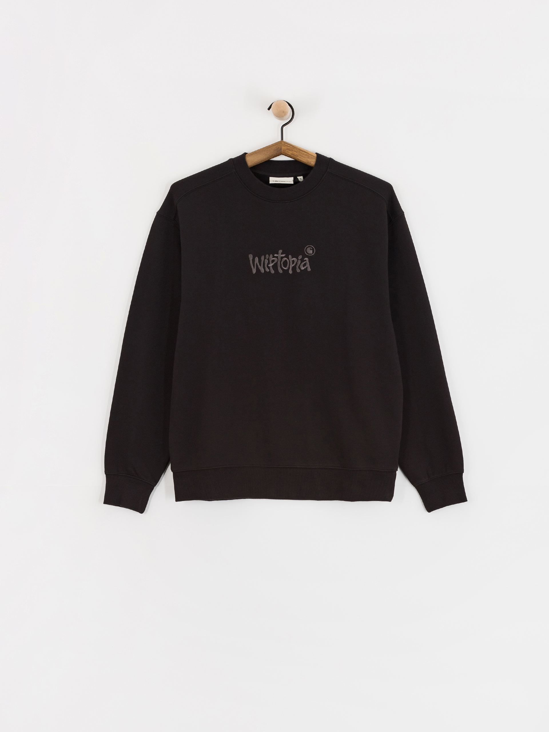 Carhartt WIP Wiptopia Script Wmn Sweatshirt (black/dark grey)