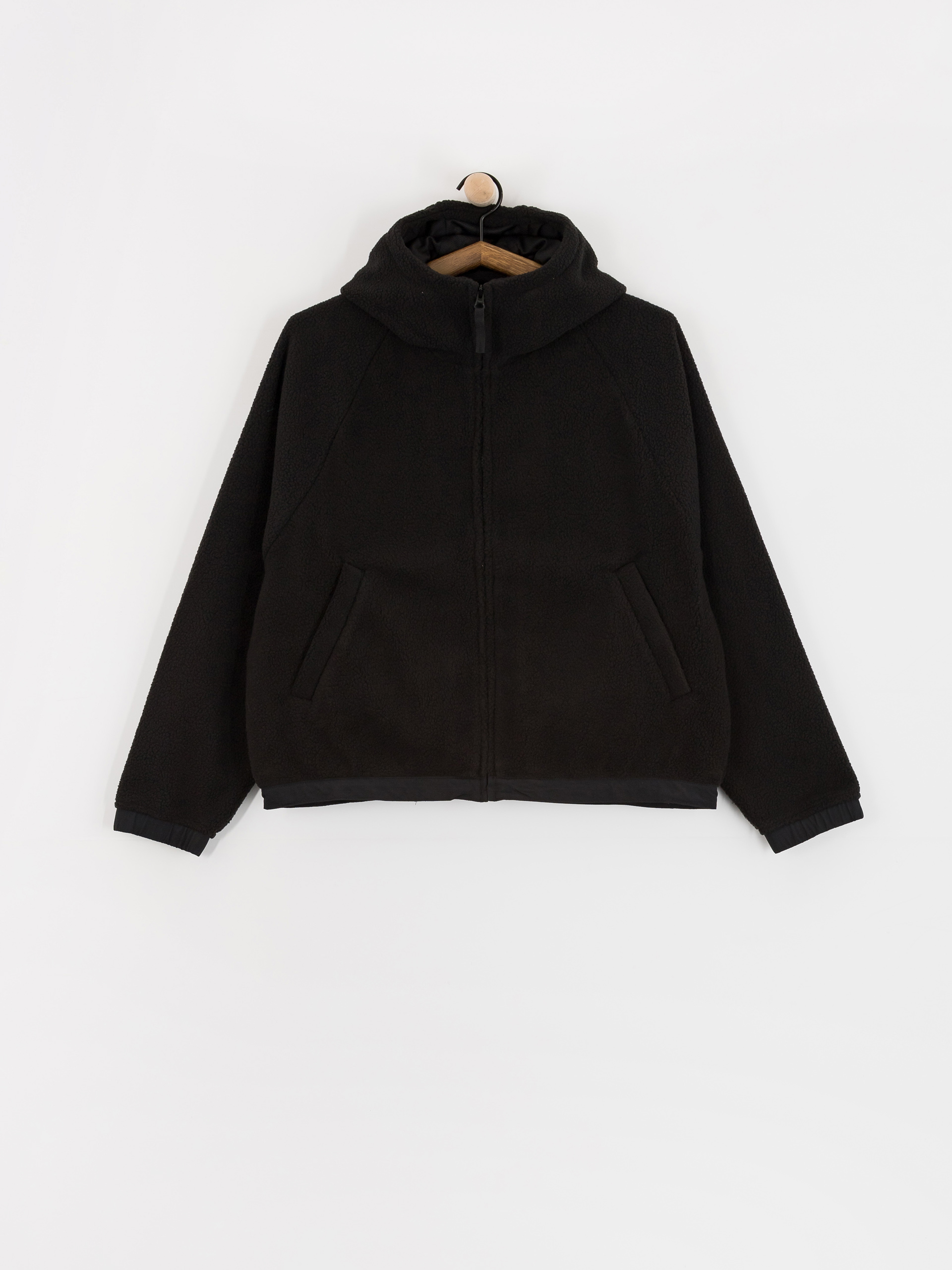 Damen Carhartt WIP Helix Fleece Jacke (black/porphyry)