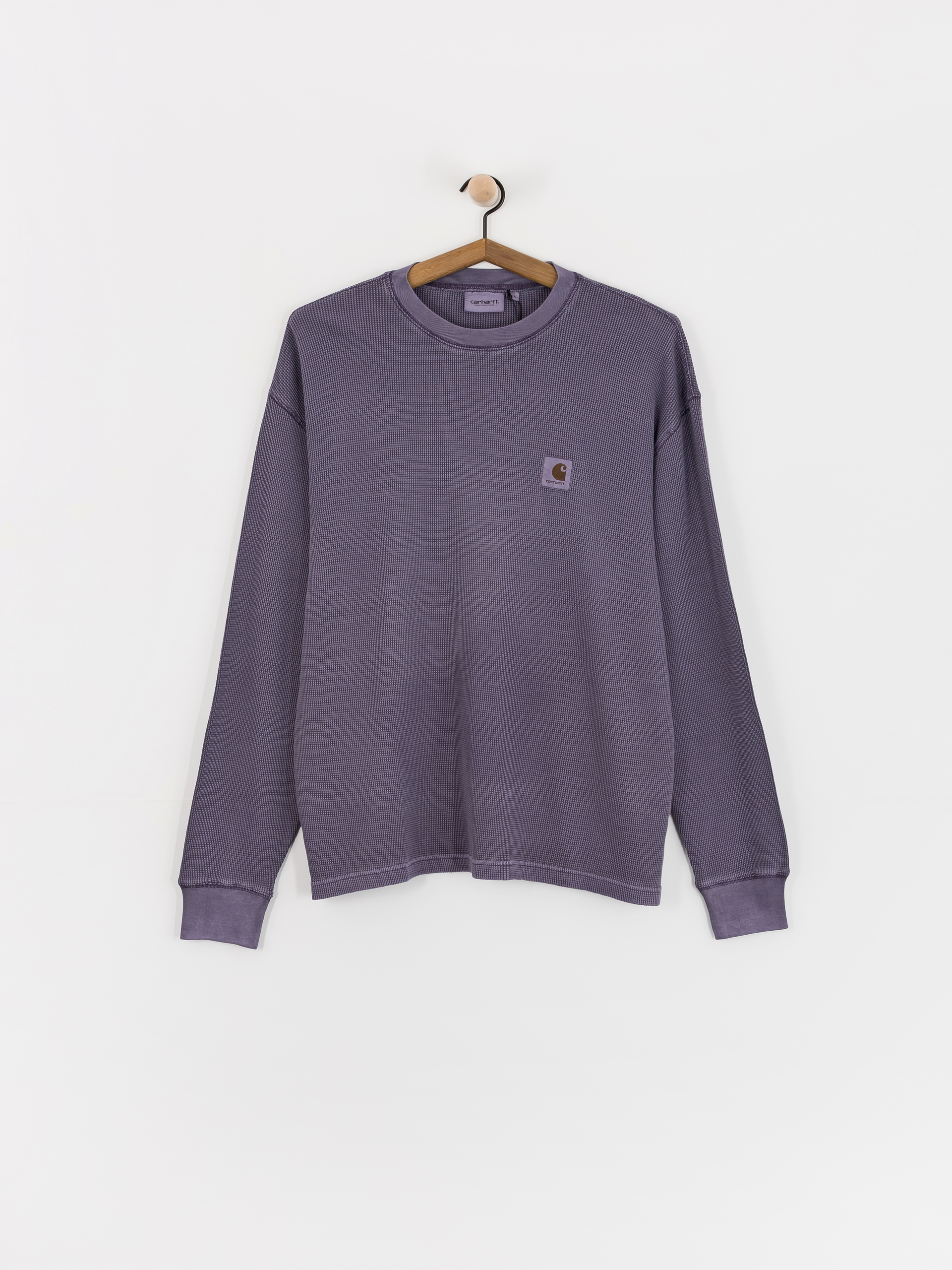 Carhartt WIP Vista Waffle Longsleeve - violet (lakers/garment dyed)