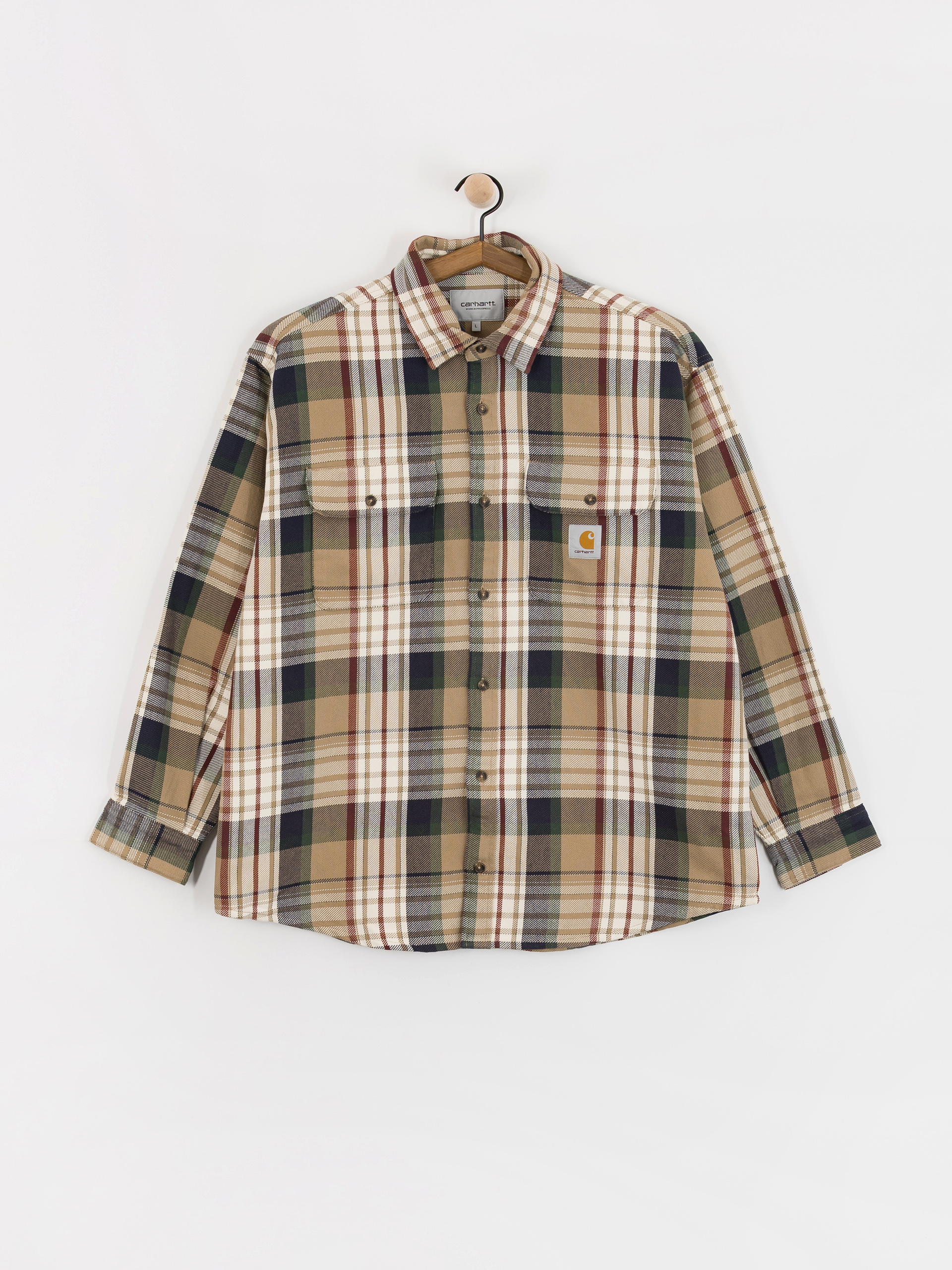 Carhartt WIP Tamblyn Hemd (tamblyn check/leather)