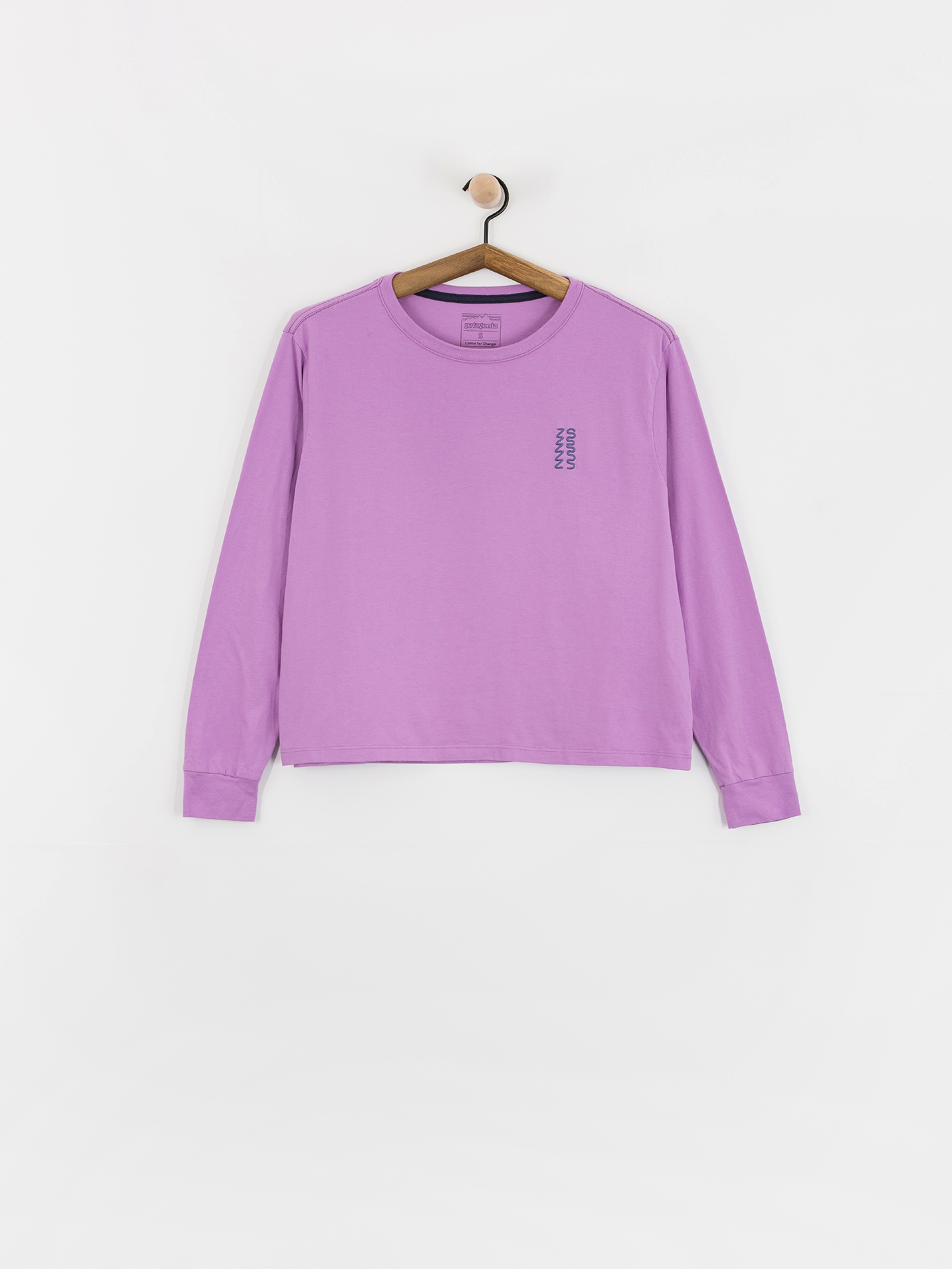 Patagonia Driftways Easy Cut Organic Wmn Longsleeve (brisk purple)