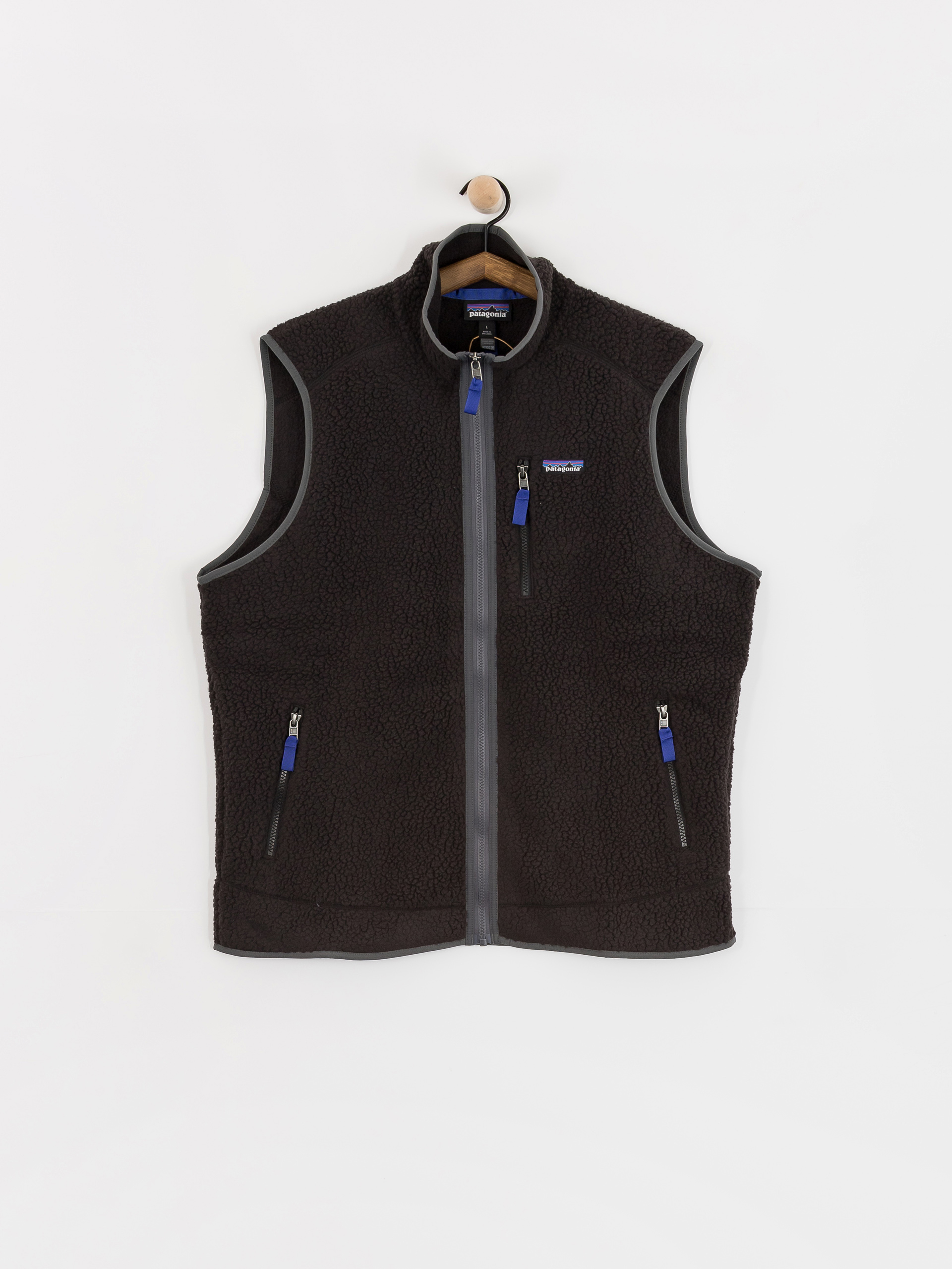 Patagonia Retro Pile Vest (black w/forge grey)