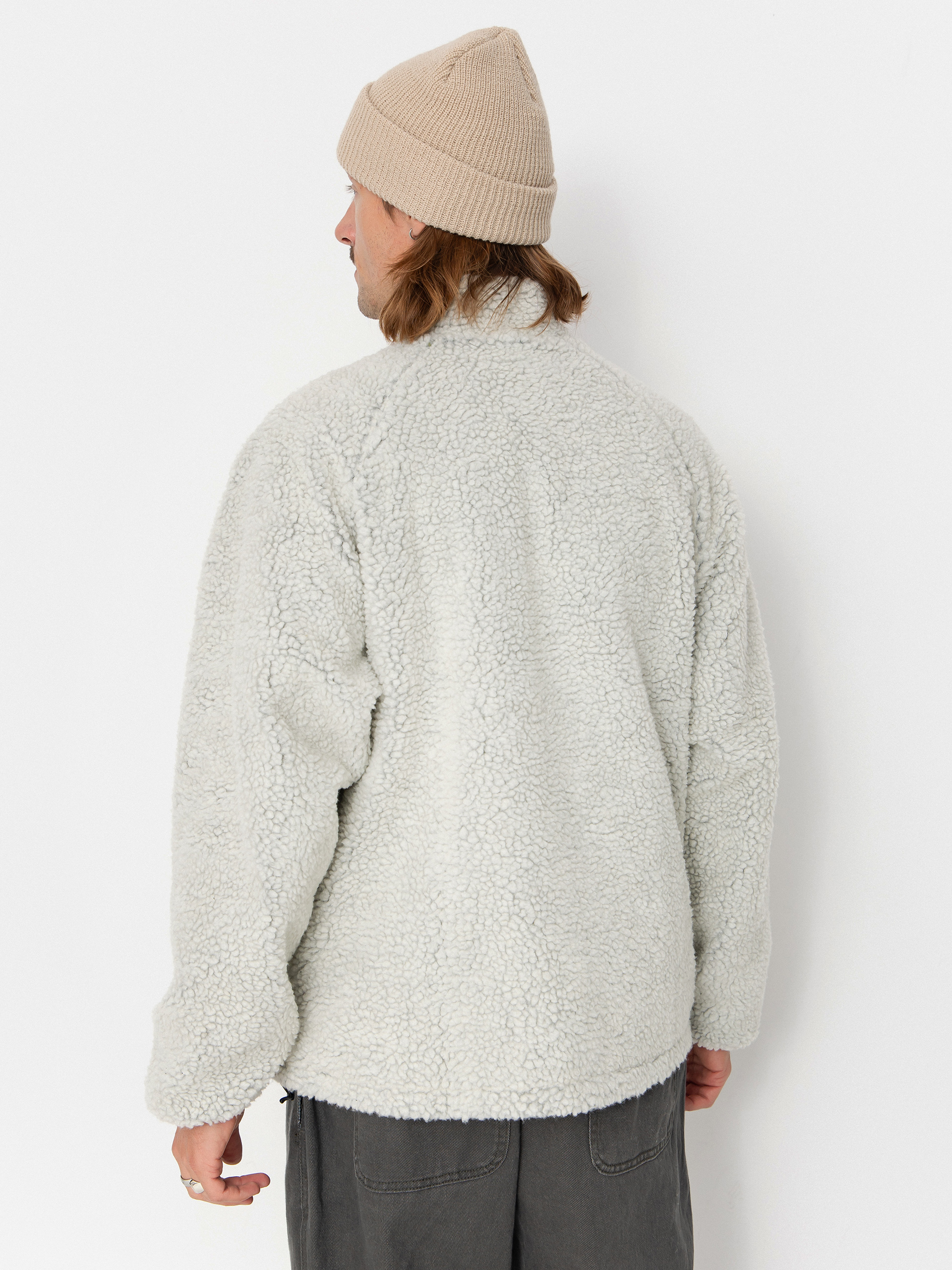 Gramicci Jacke Reversible Sherpa (natural/chartreuse)