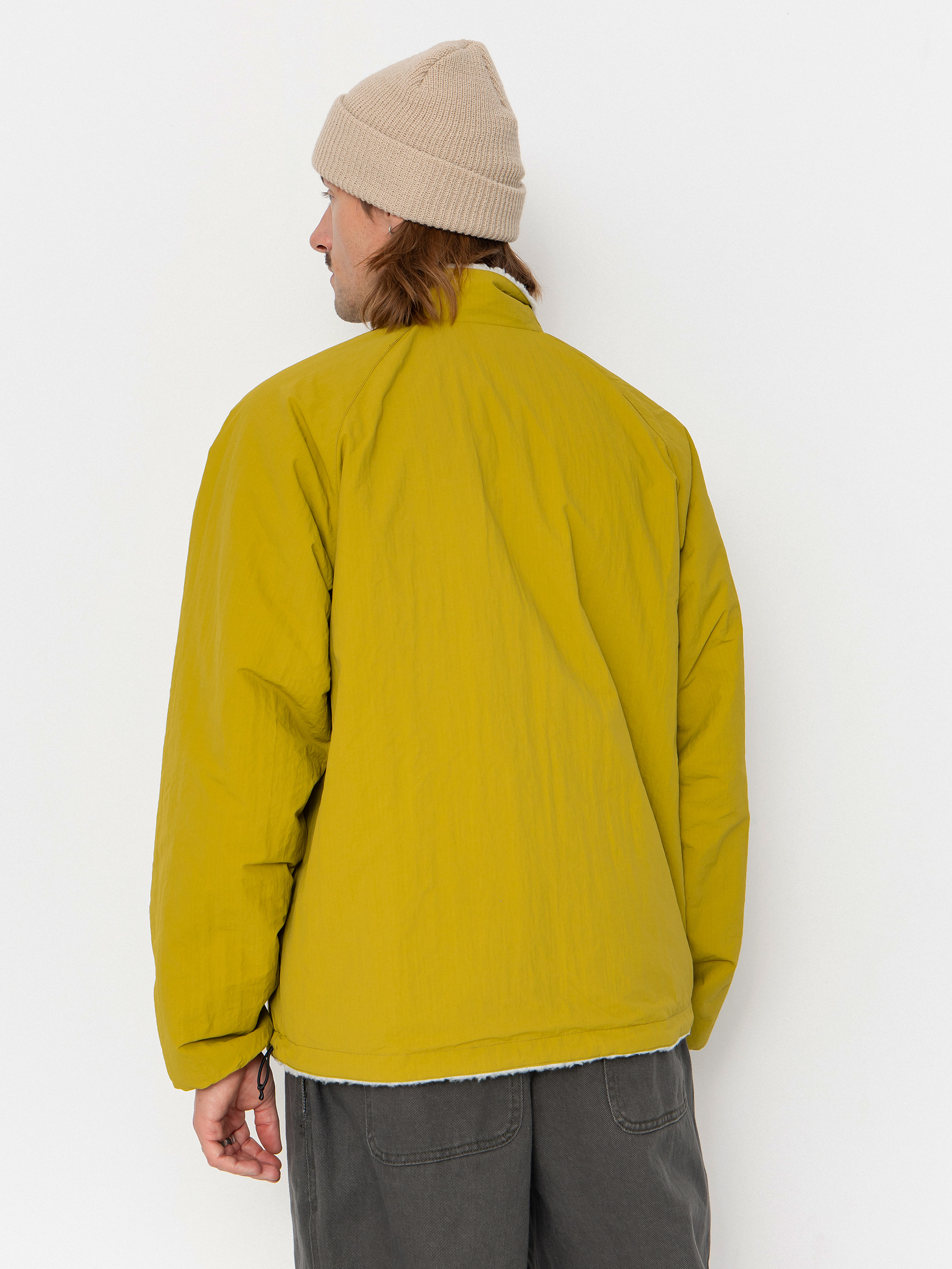 Gramicci Jacket Reversible Sherpa (natural/chartreuse)