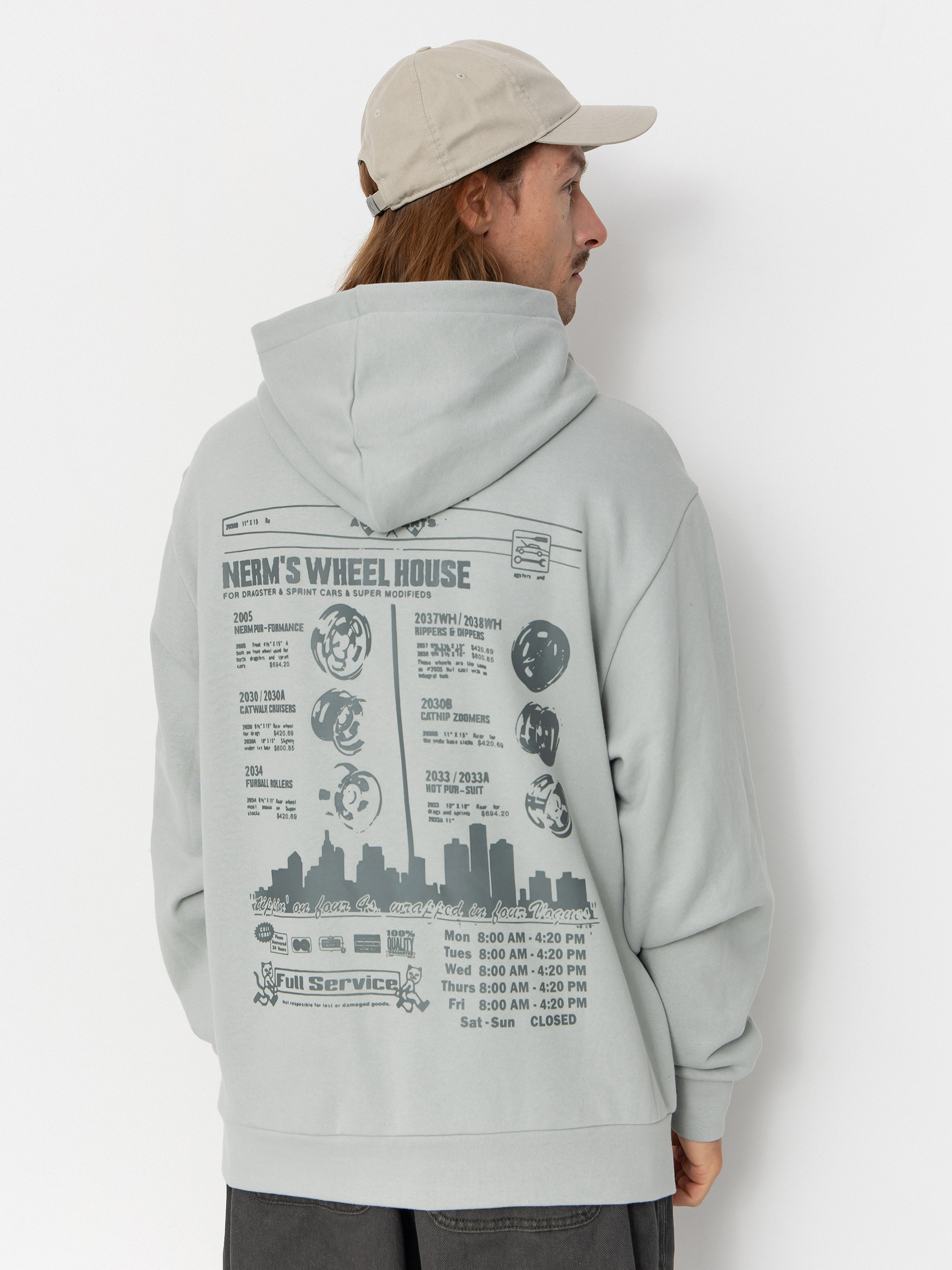 Fox X Kawasaki HD Hoodie - grey (heather graph)