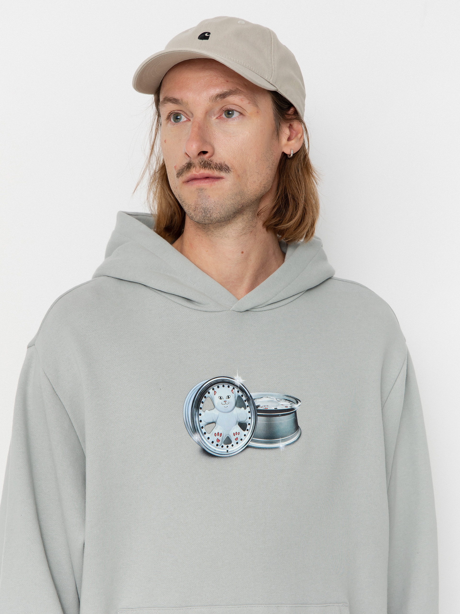 RipNDip Nerm On Wheels HD Hoodie (grey)