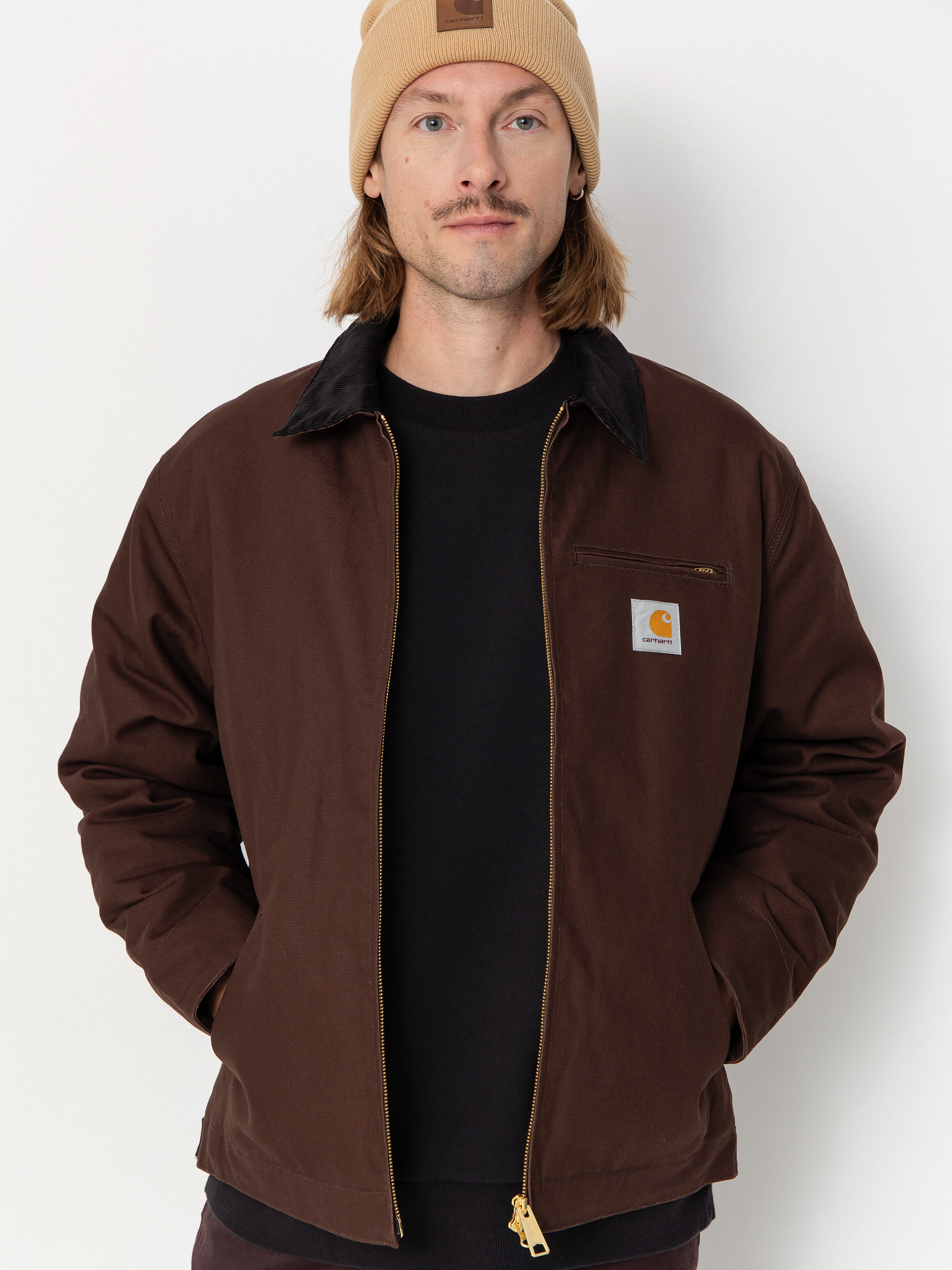 Carhartt WIP Jacke Detroit (tobacco/black/rigid)