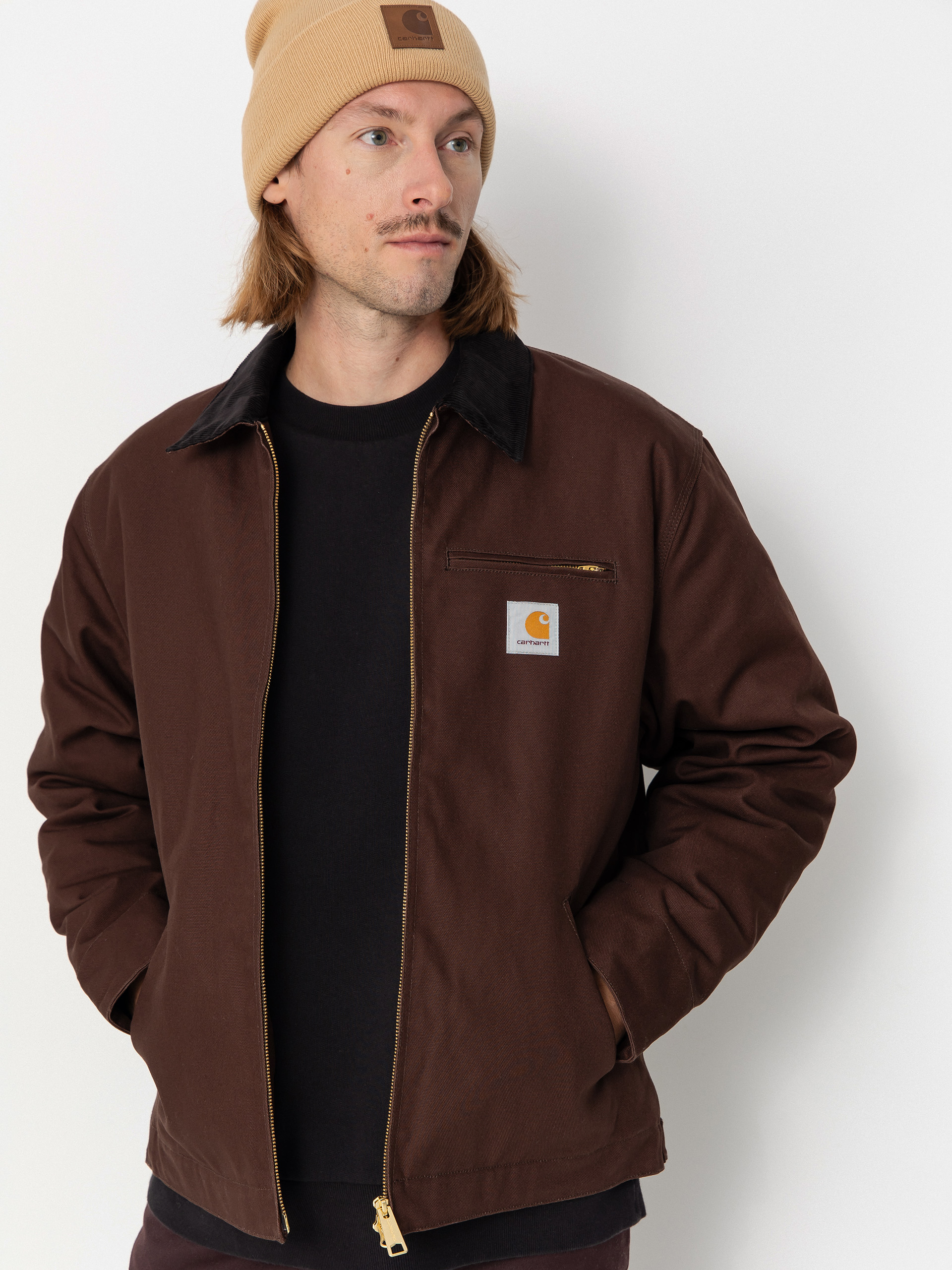 Carhartt WIP Jacke Detroit (tobacco/black/rigid)