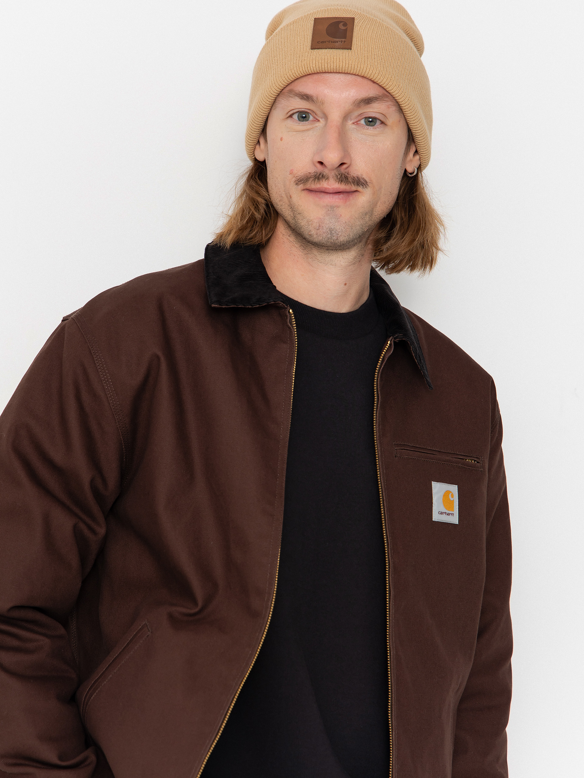 Carhartt WIP Jacket Detroit (tobacco/black/rigid)