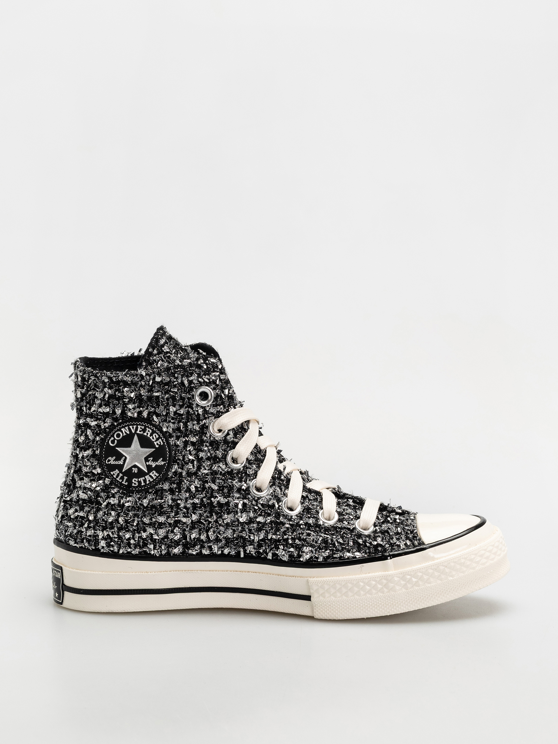 Converse Chucks Chuck 70 Hi (black/silver/egret)