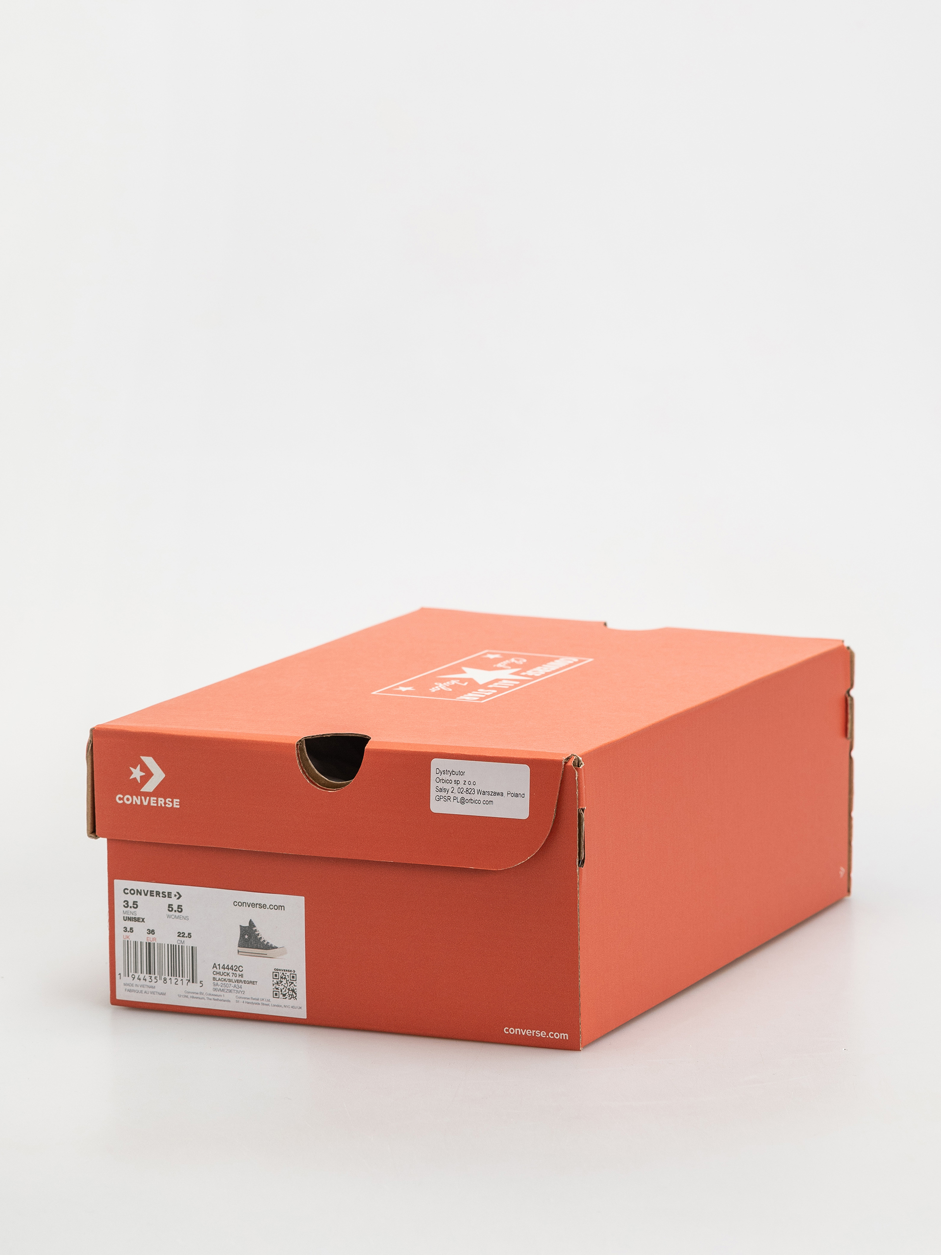 Converse Chucks Chuck 70 Hi (black/silver/egret)